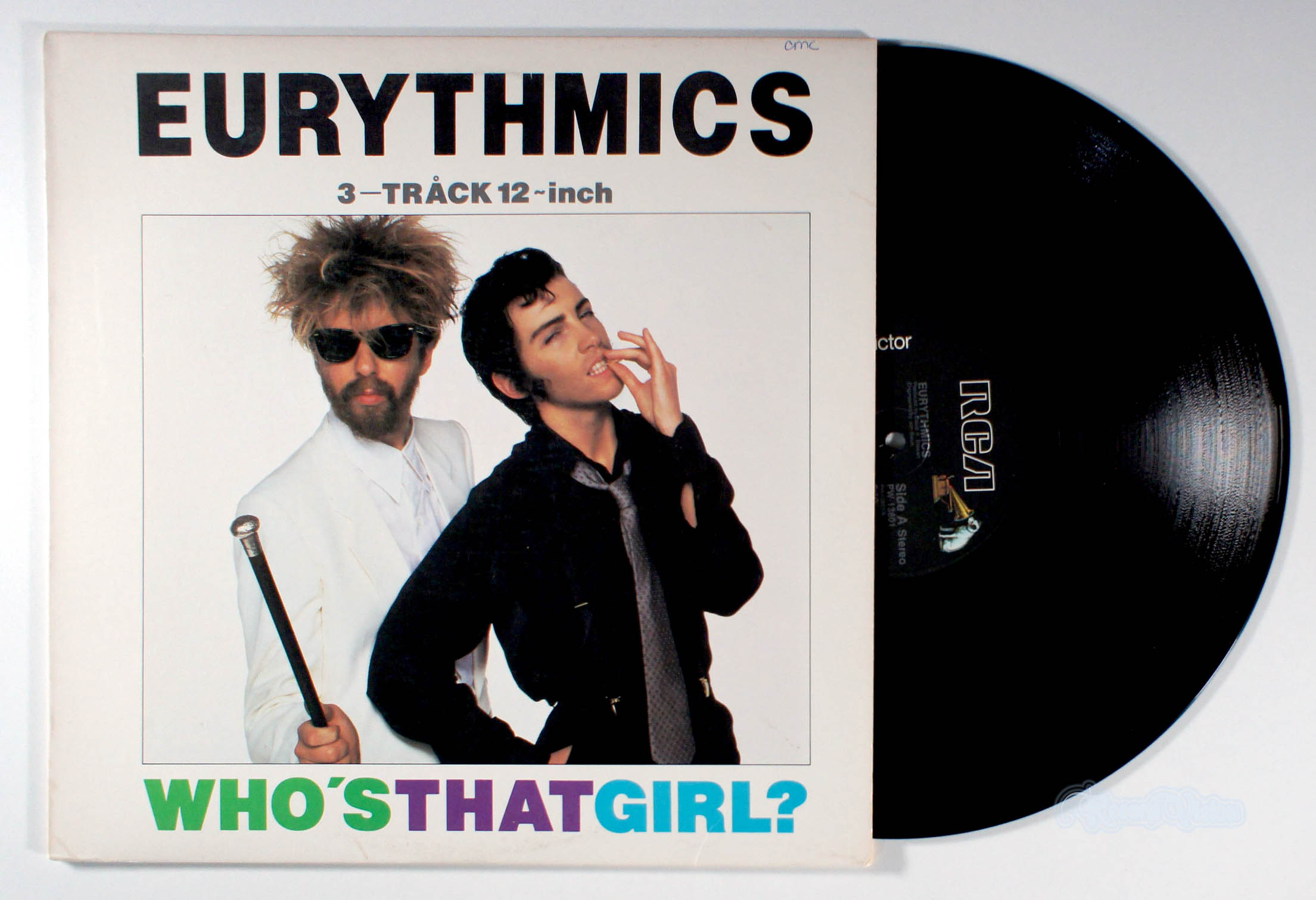 Eurythmics - Who's That Girl? (front cover) Vinyl
