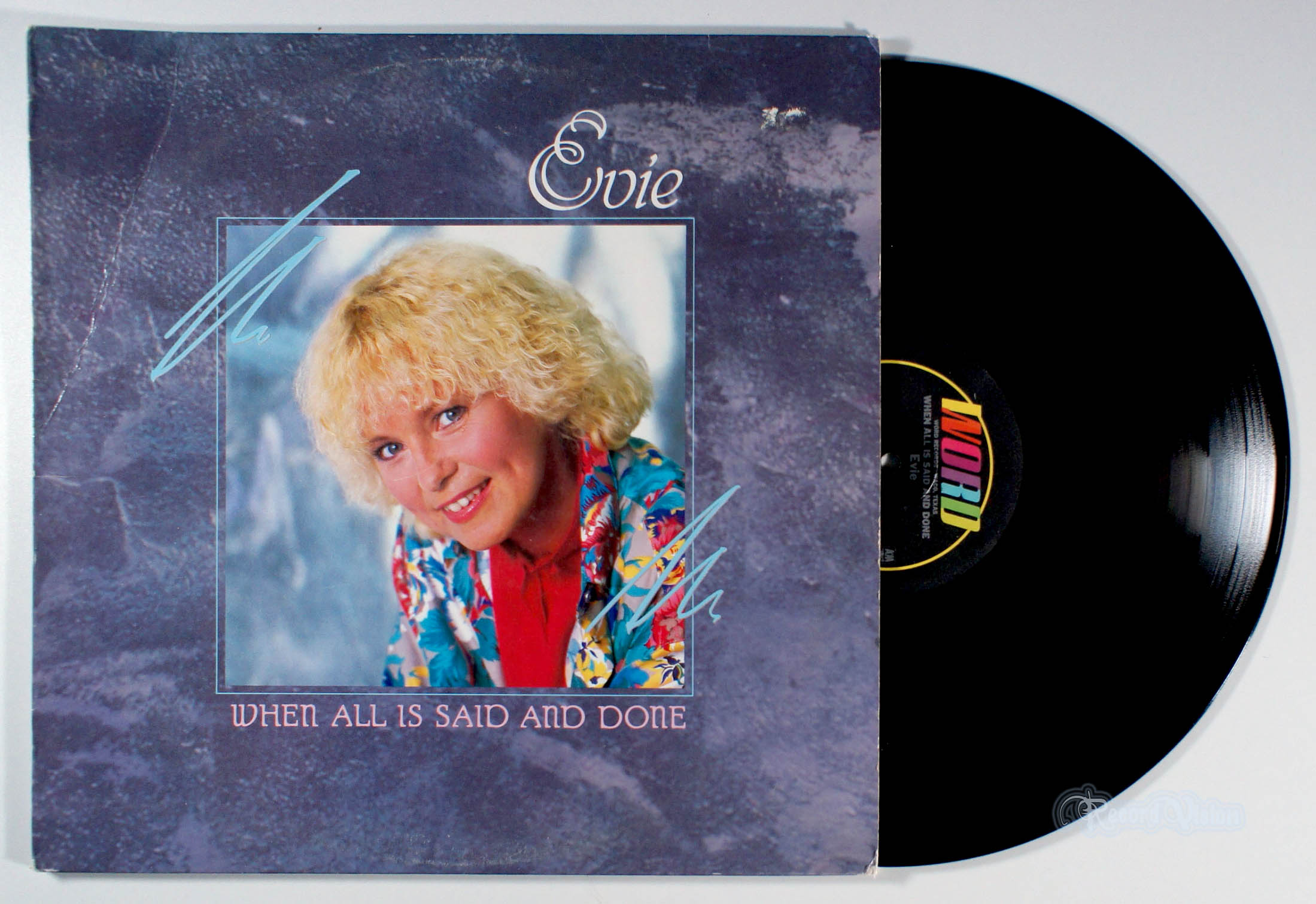 Evie - When All Is Said and Done (front cover) Vinyl