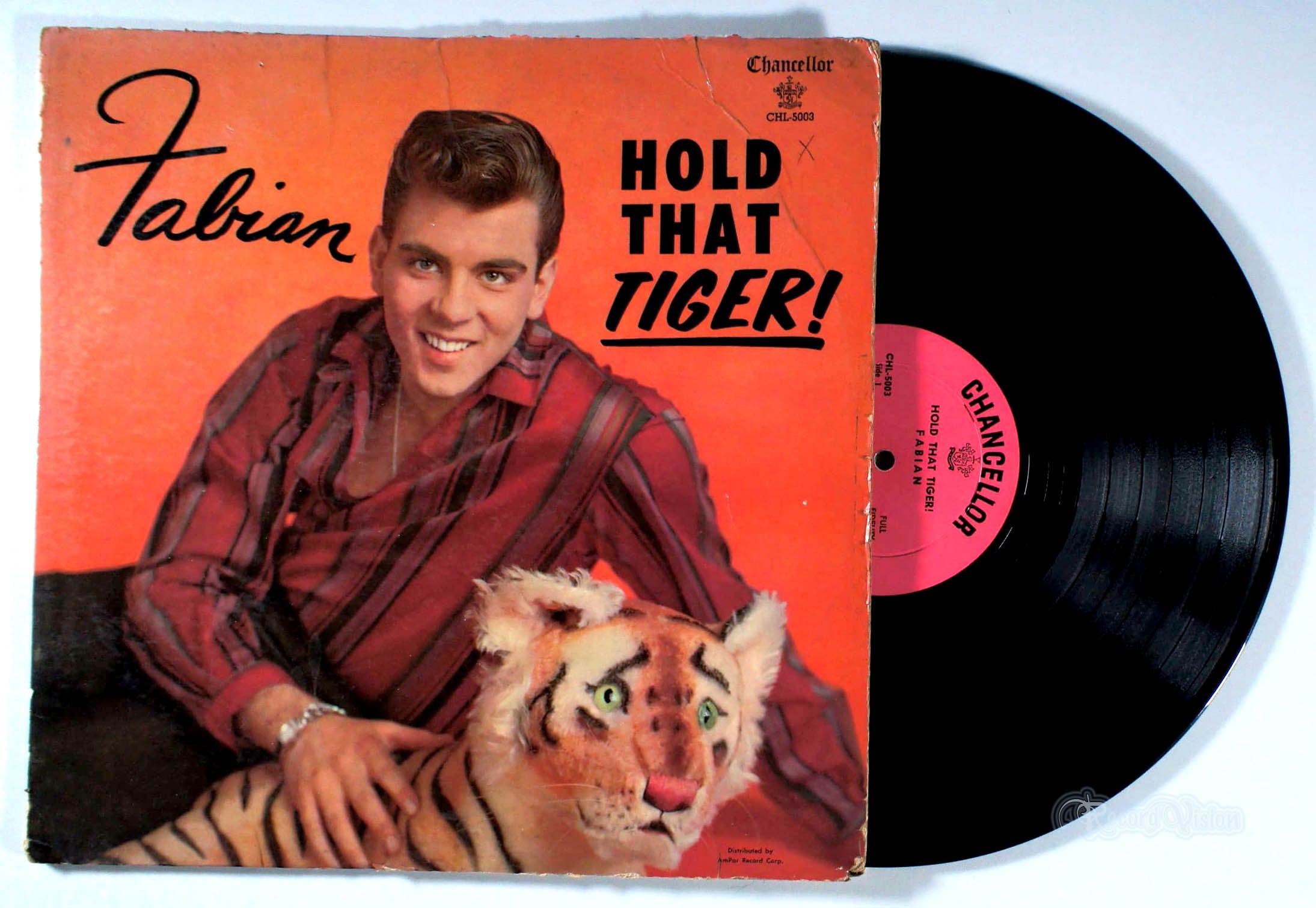 Fabian - Hold That Tiger (front cover) Vinyl