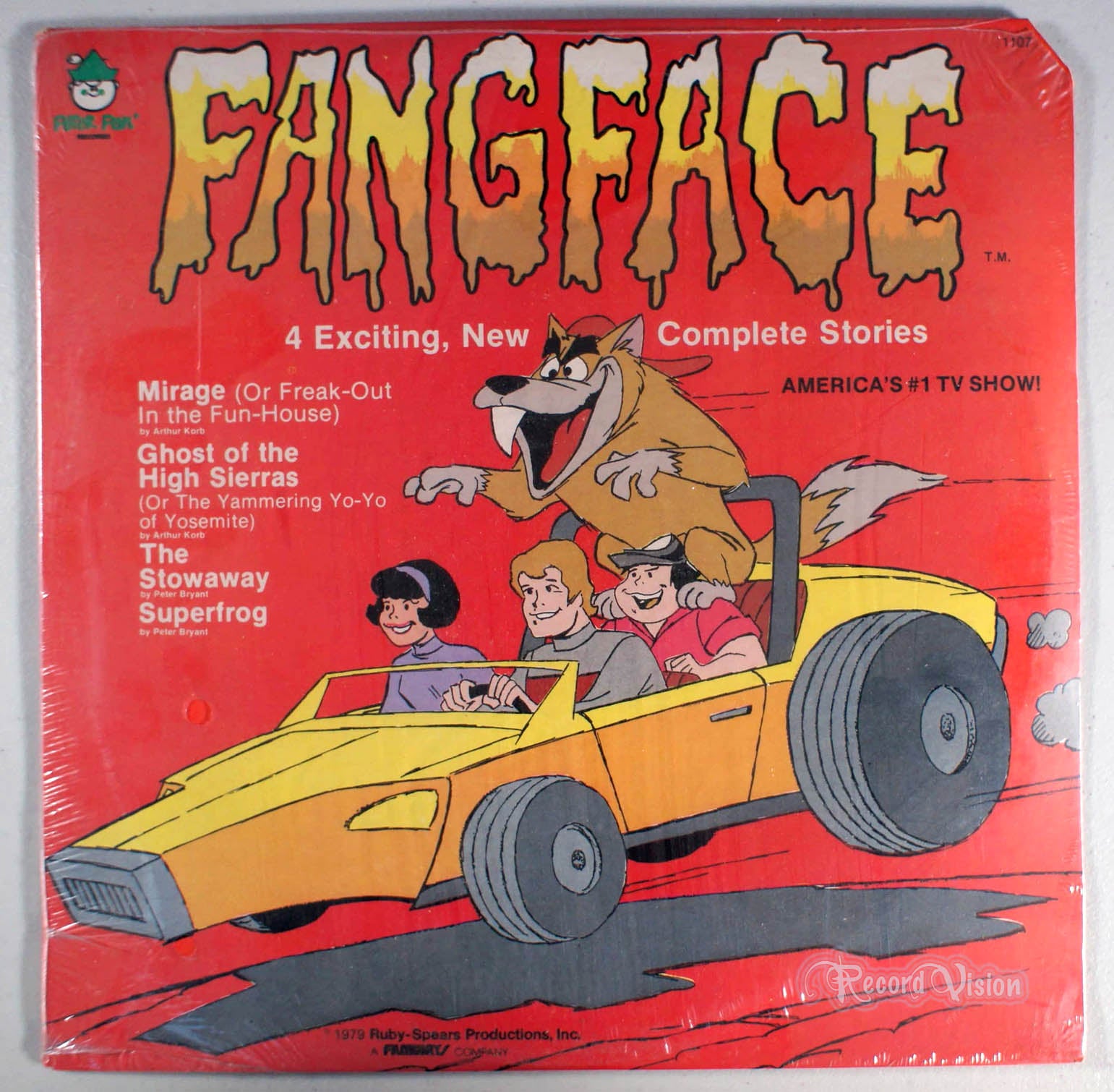 Fangface - Exciting New Complete Stories (front cover) Vinyl