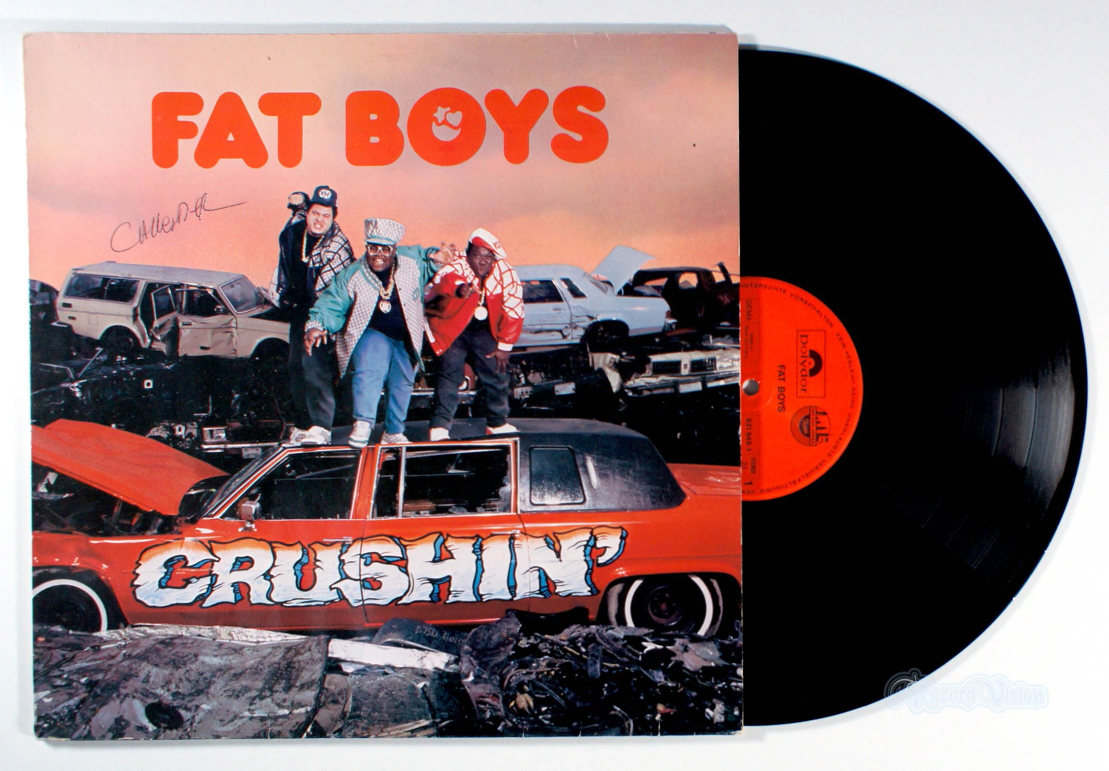 Fat Boys - Crushin' (front cover) Vinyl