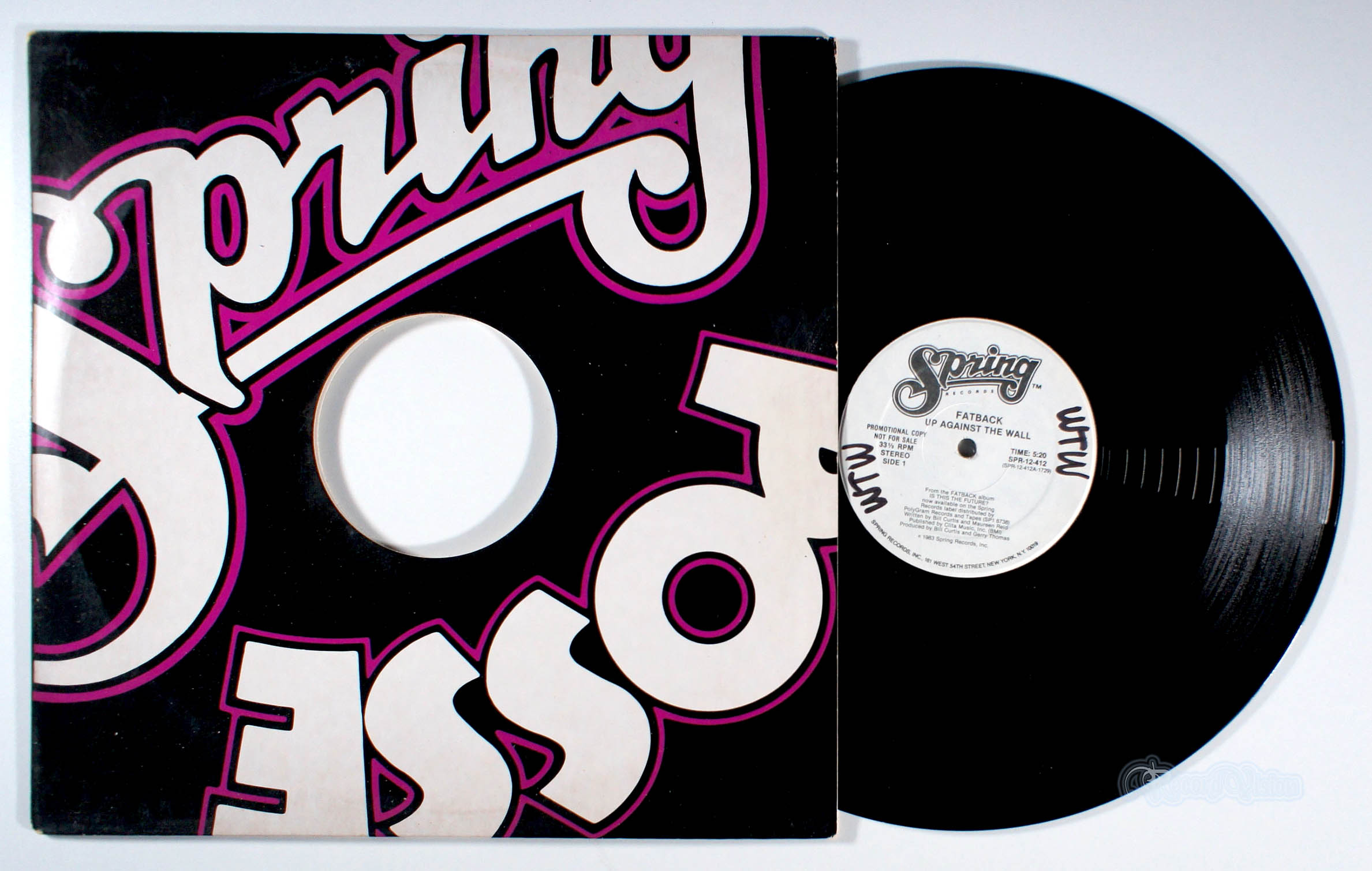 Fatback - Up Against the Wall (front cover) Vinyl