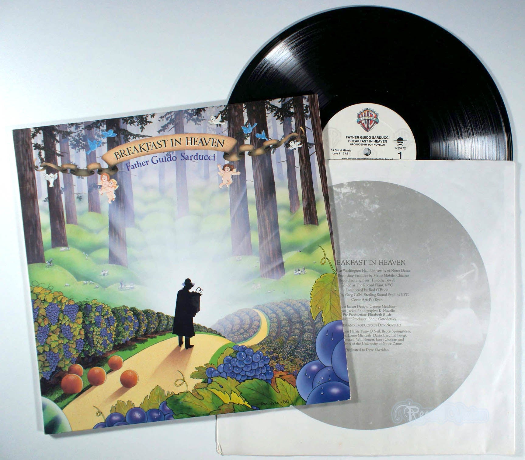 Father Guido Sarducci - Breakfast in Heaven (front cover) Vinyl
