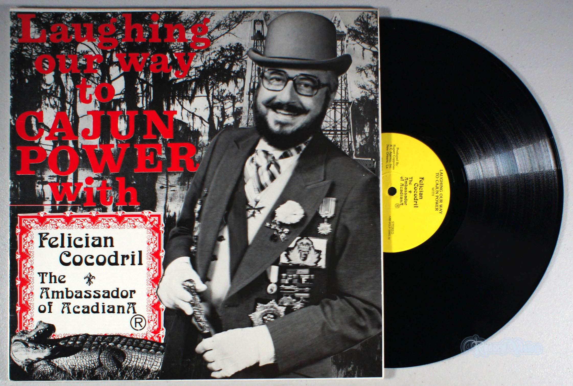 Felician Cocodril - Laughing Our Way To Cajun Power with (front cover) Vinyl