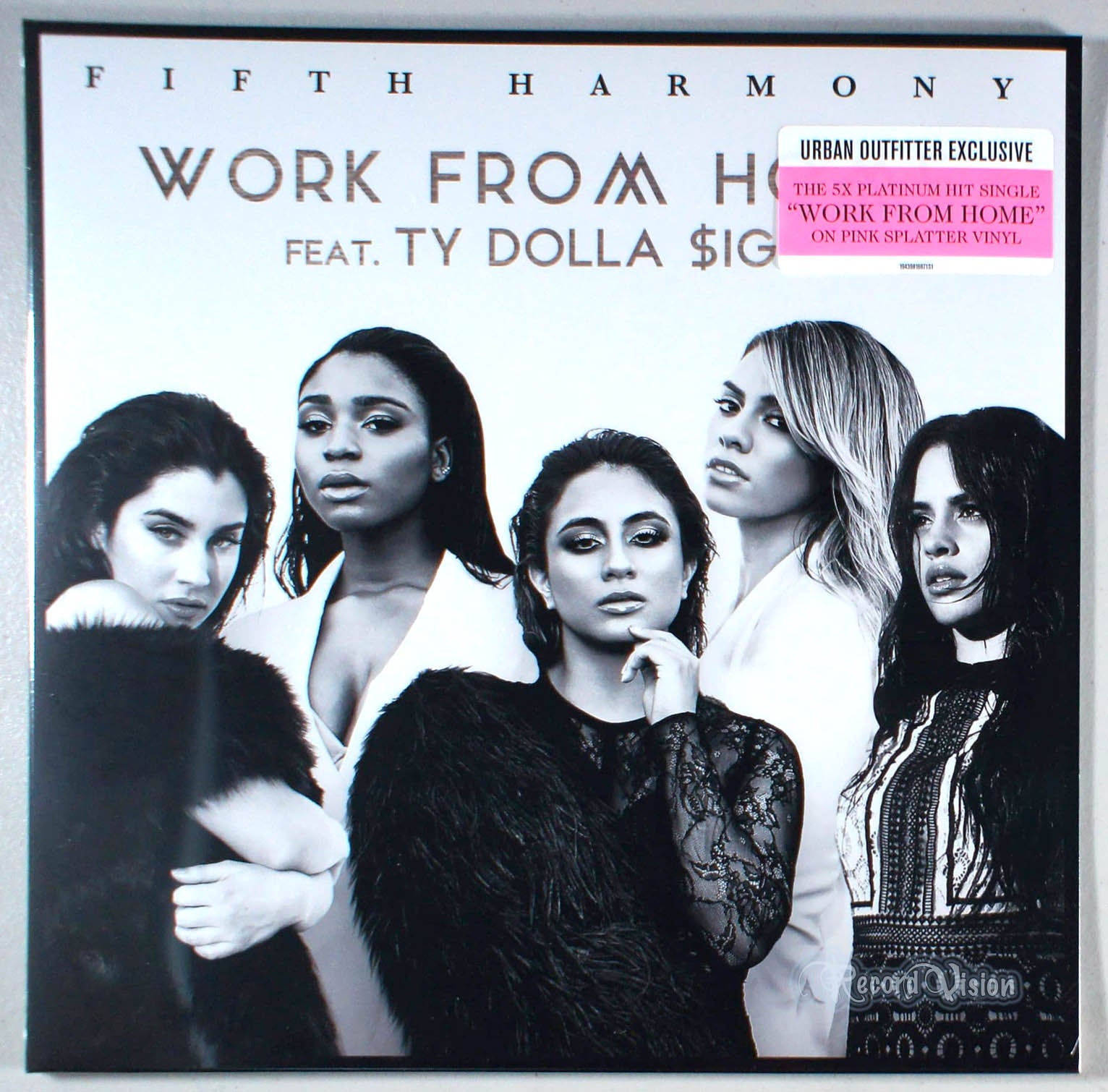Fifth Harmony - Work From Home (front cover) Vinyl