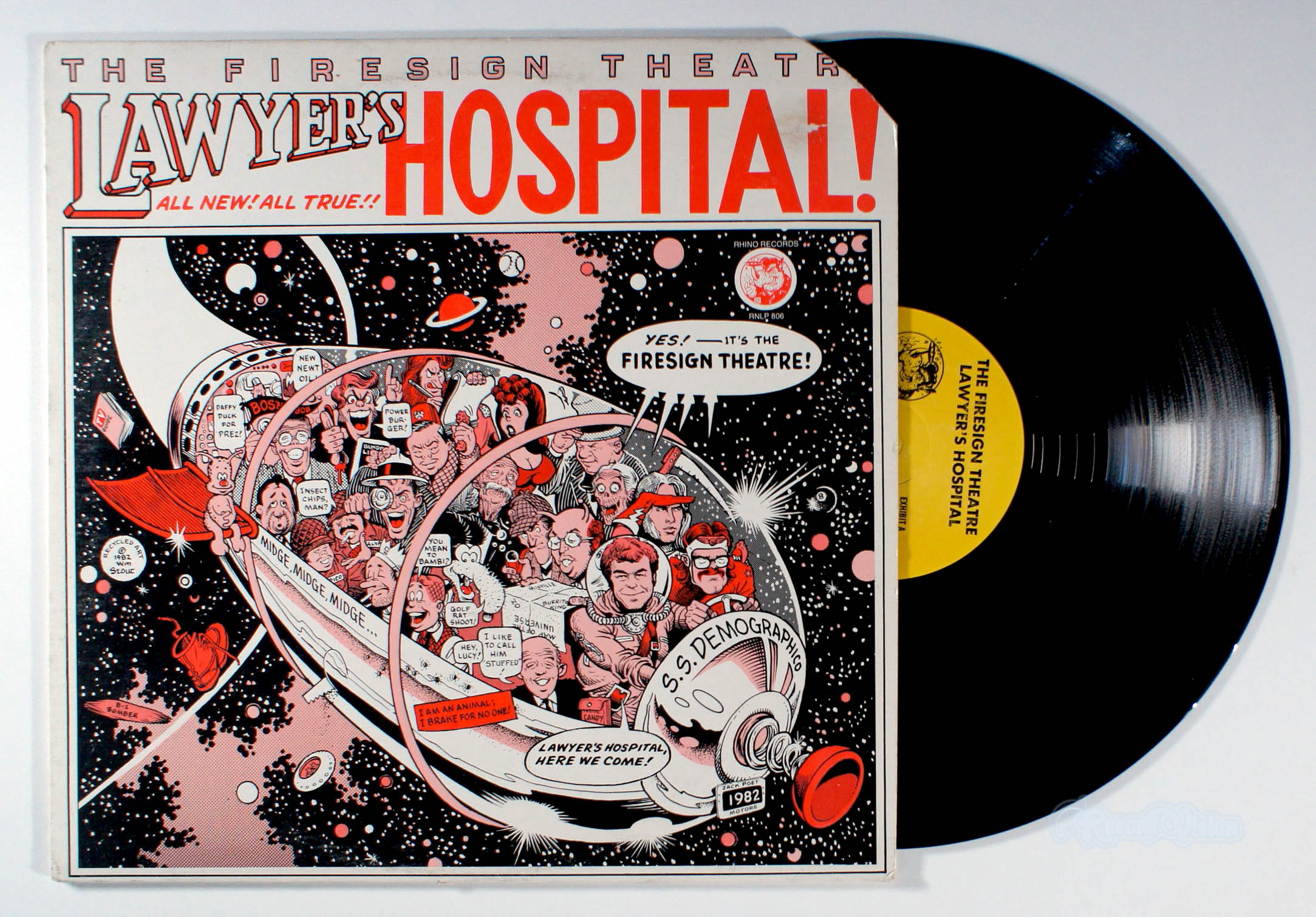 Firesign Theatre - Lawyer's Hospital (front cover) Vinyl