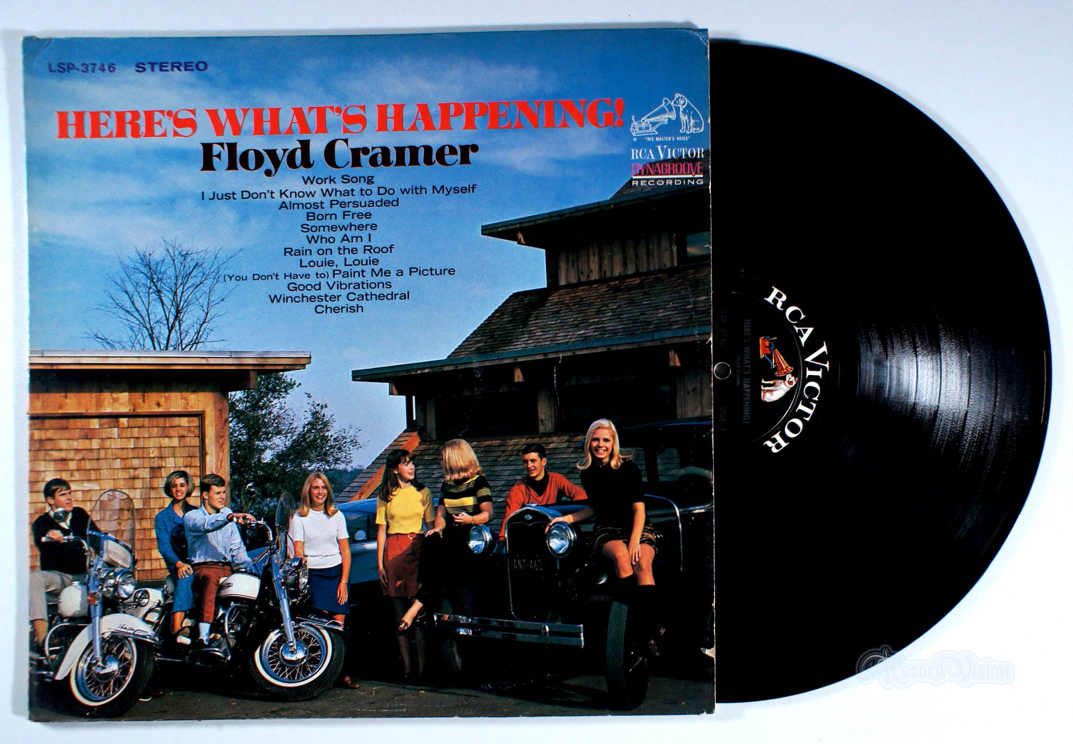 Floyd Cramer - Here's What's Happening (front cover) Vinyl