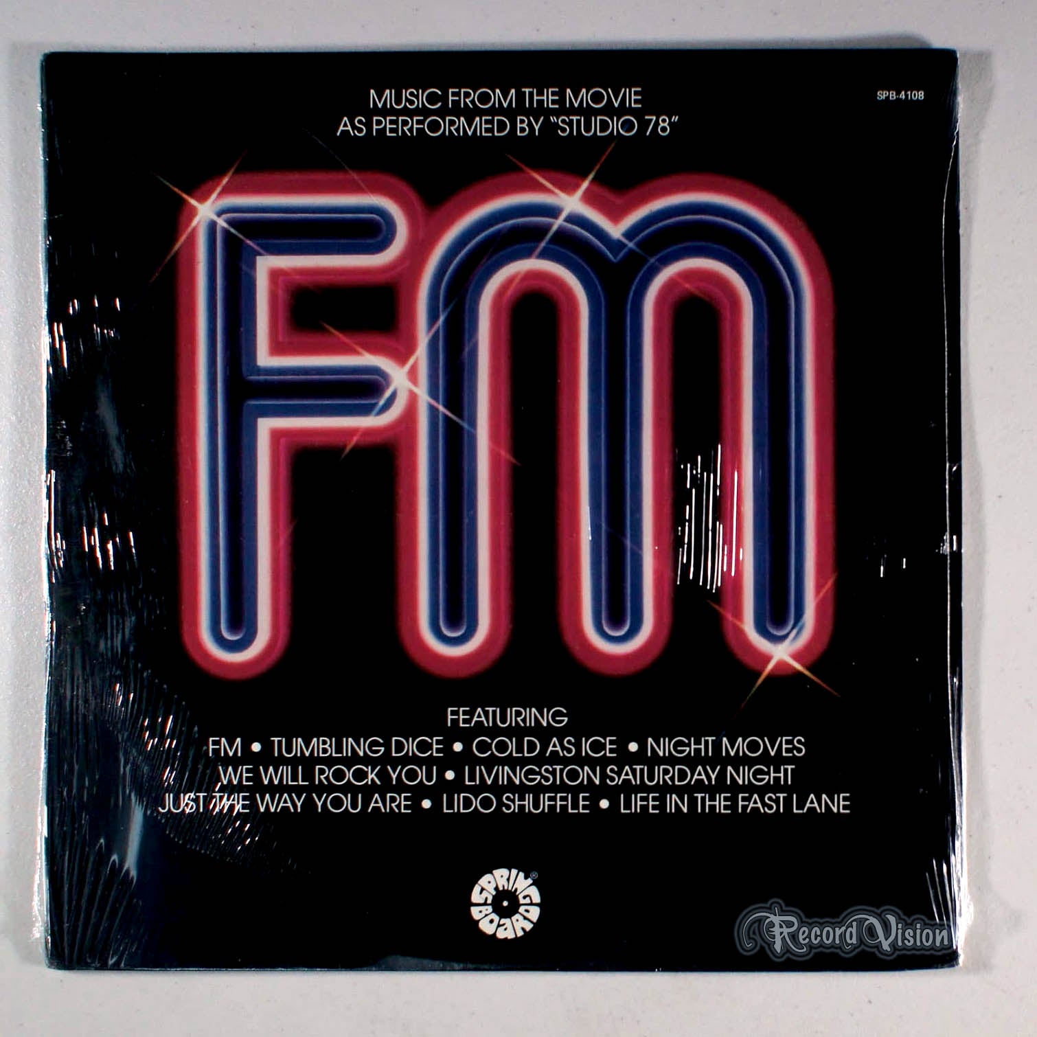 FM: Music From the Movie (front cover) Vinyl