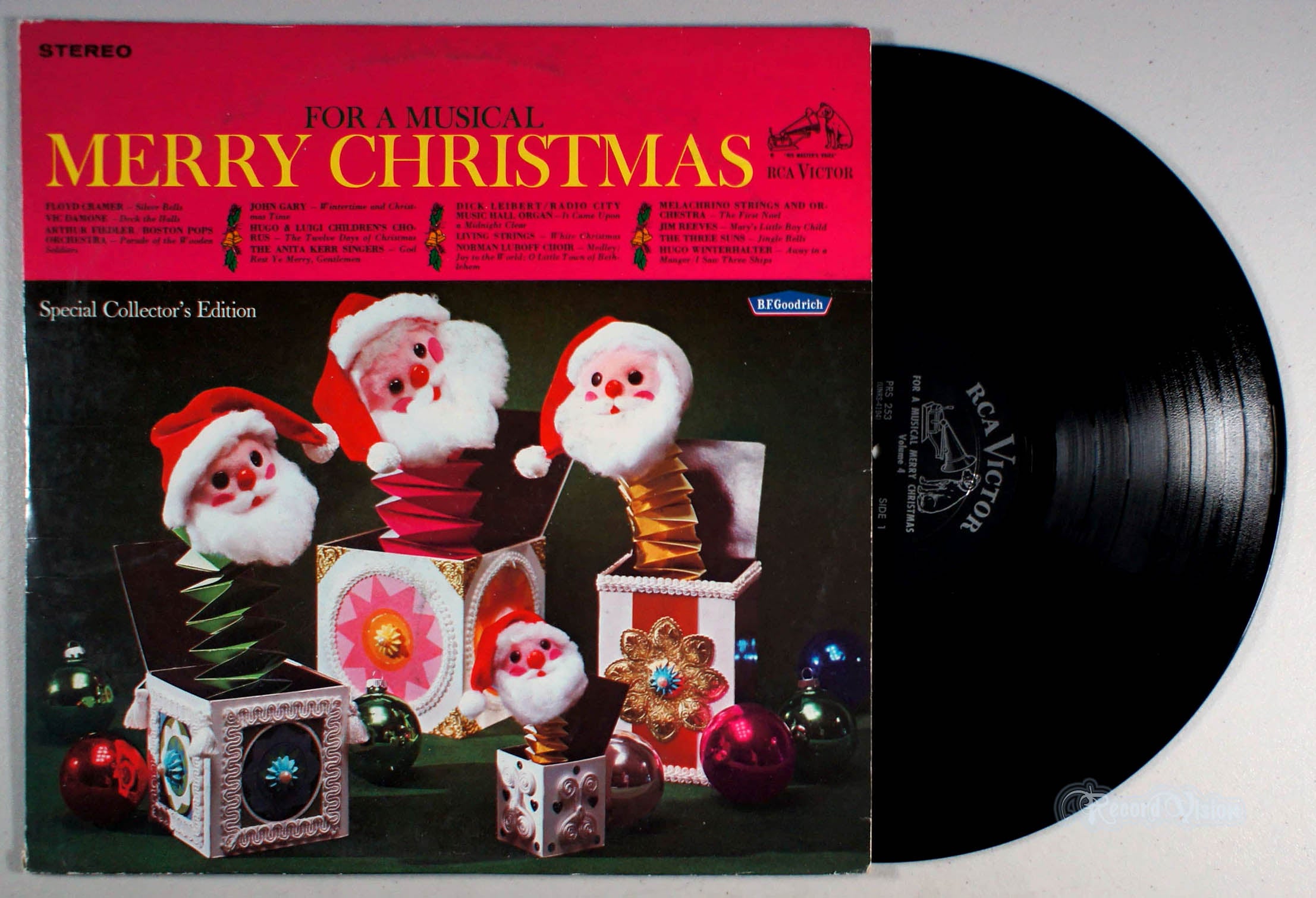 For a Musical Merry Christmas (front cover) Vinyl