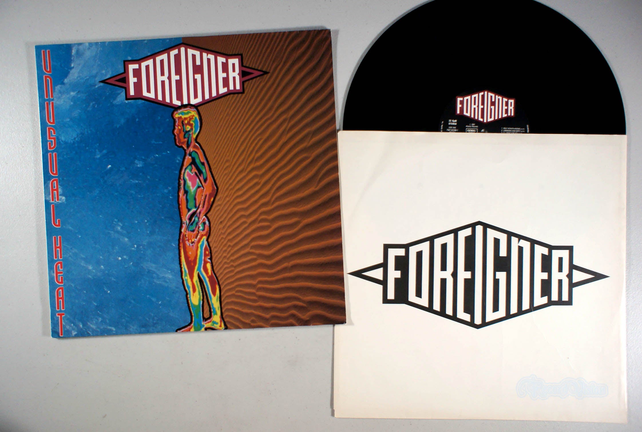 Foreigner - Unusual Heat (front cover) Vinyl