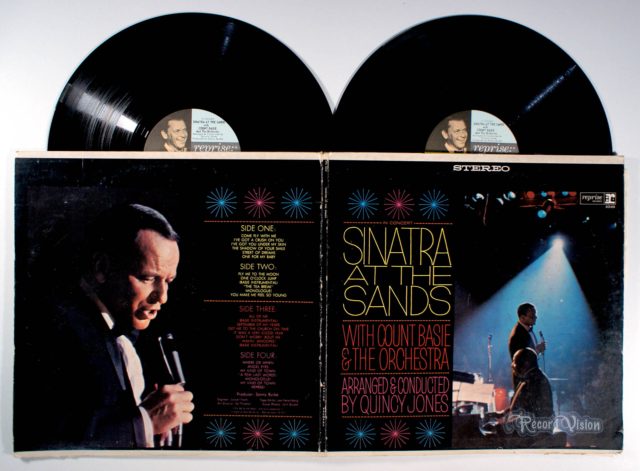 Frank Sinatra - At the Sands (front cover) Vinyl