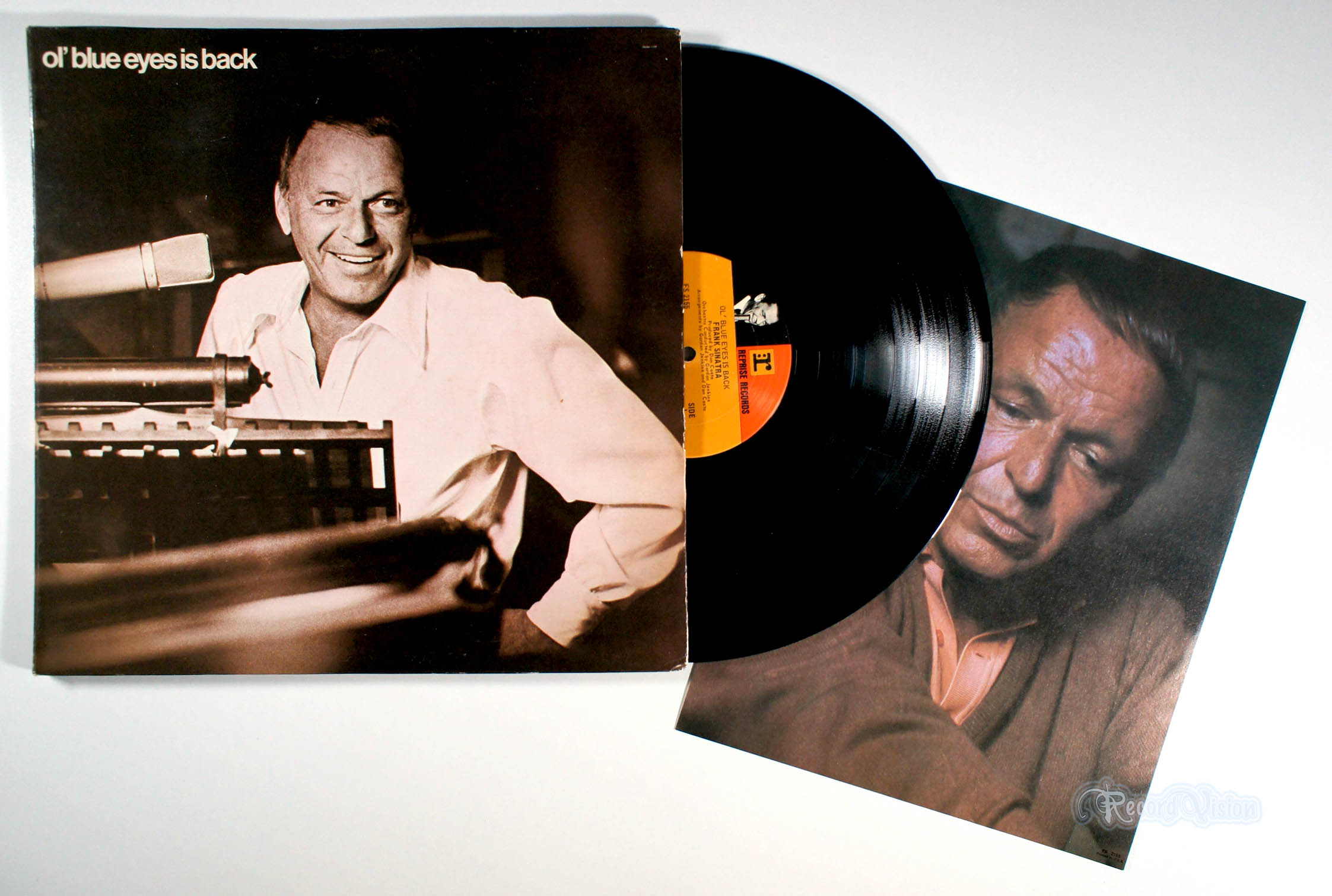 Frank Sinatra - Ol' Blue Eyes is Back (front cover) Vinyl