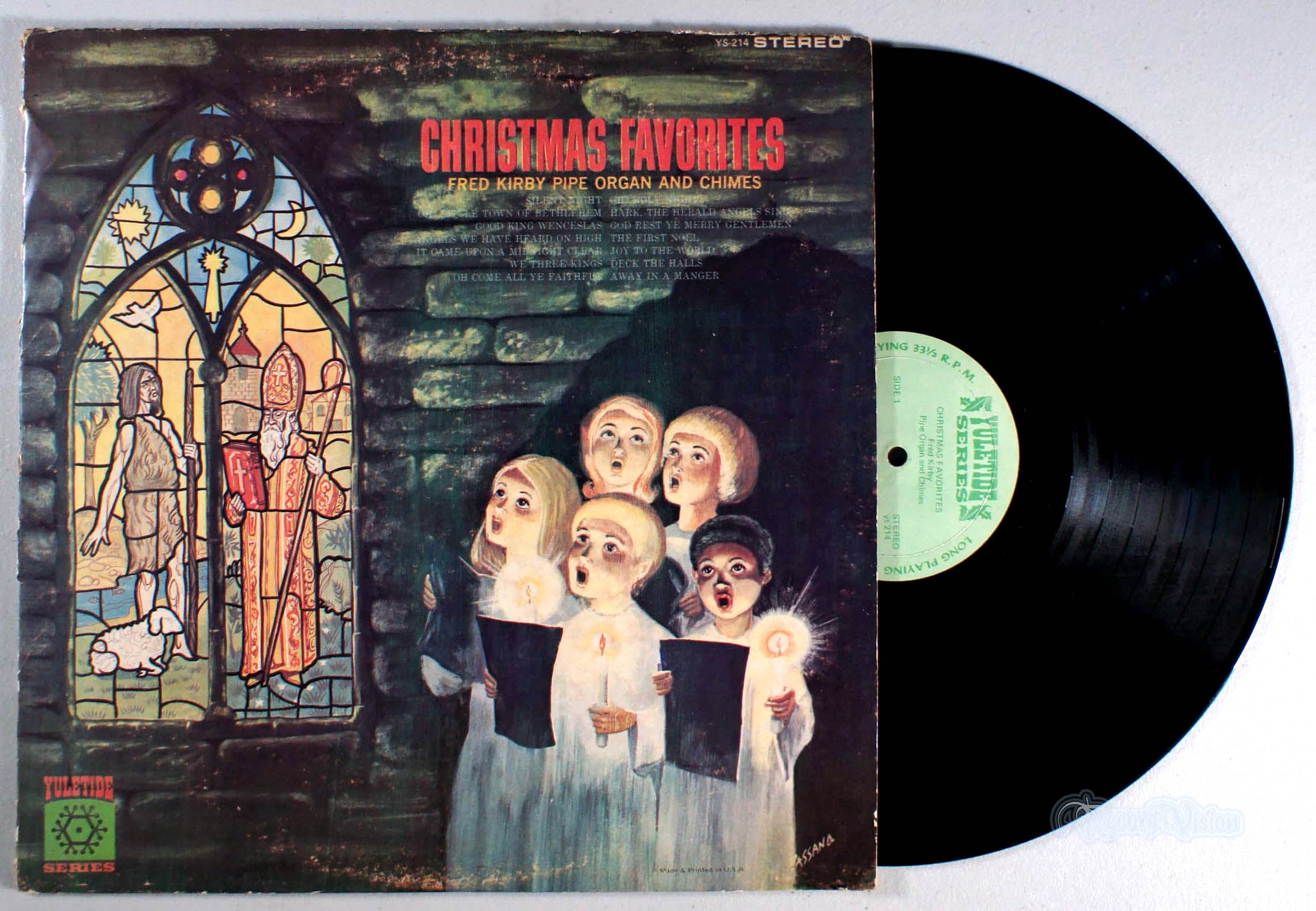 Fred Kirby - Christmas Favorites (Yuletide) (front cover) Vinyl