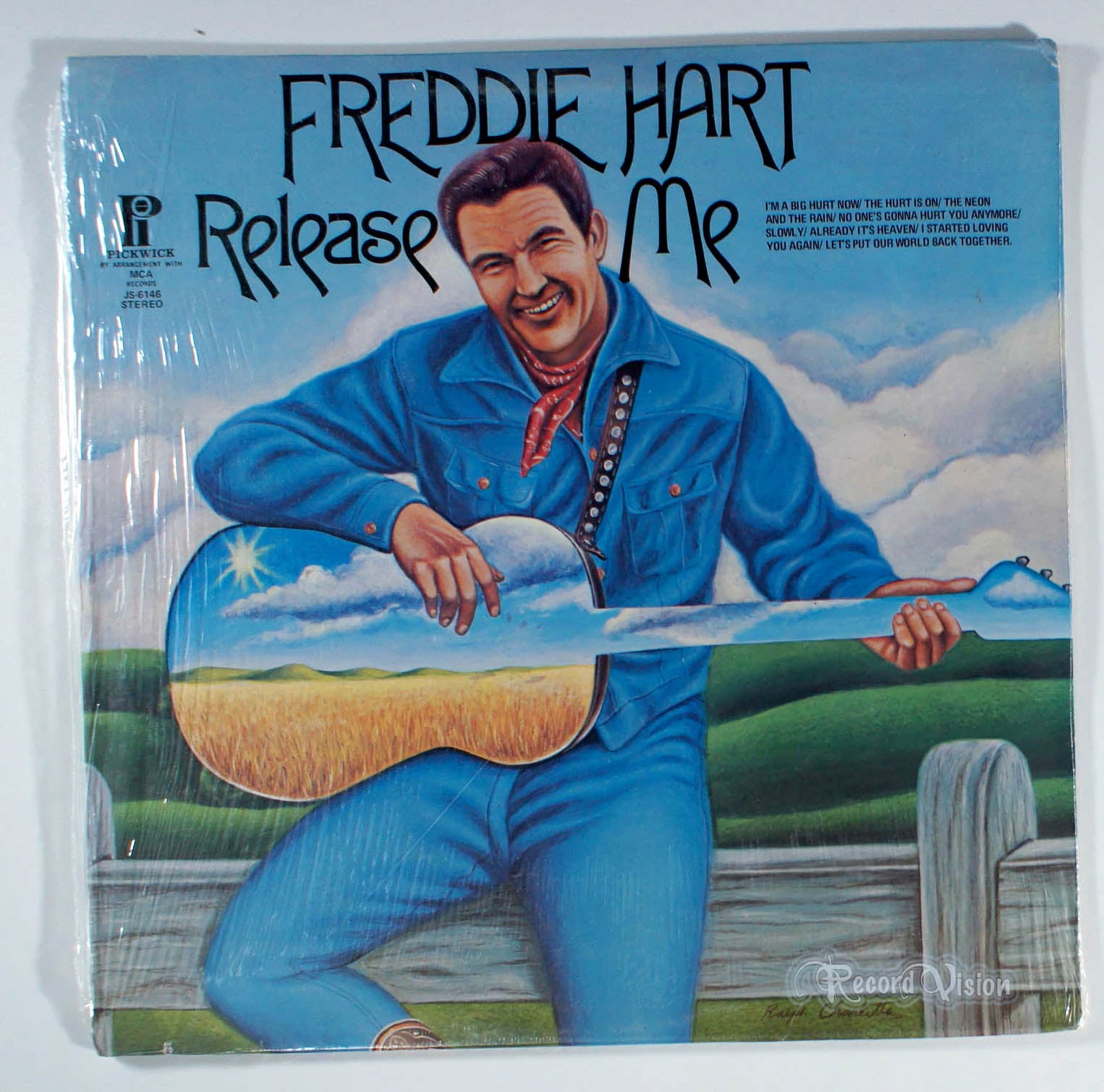 Freddie Hart - Release Me (front cover) Vinyl