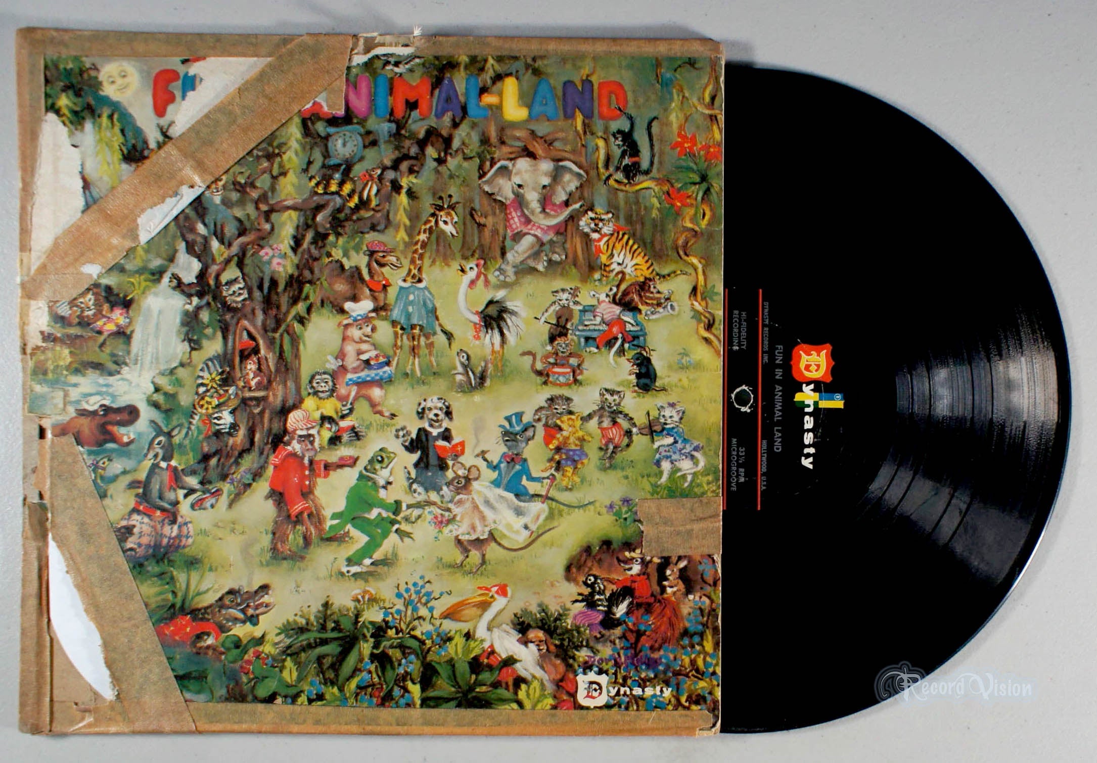 Fun in Animal Land (front cover) Vinyl