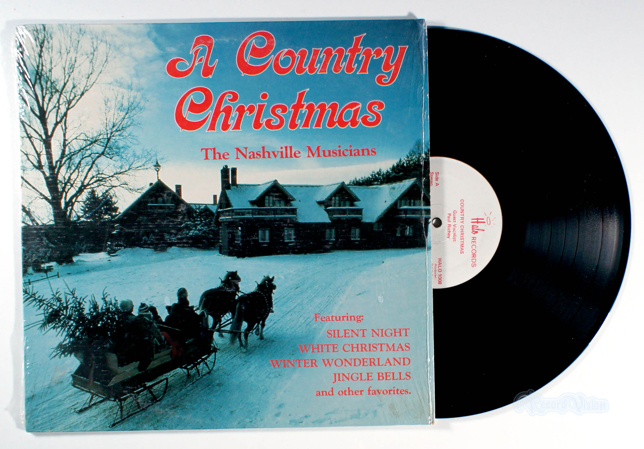 Gary Parker - Country Christmas With Nashville Musicians (front cover) Vinyl