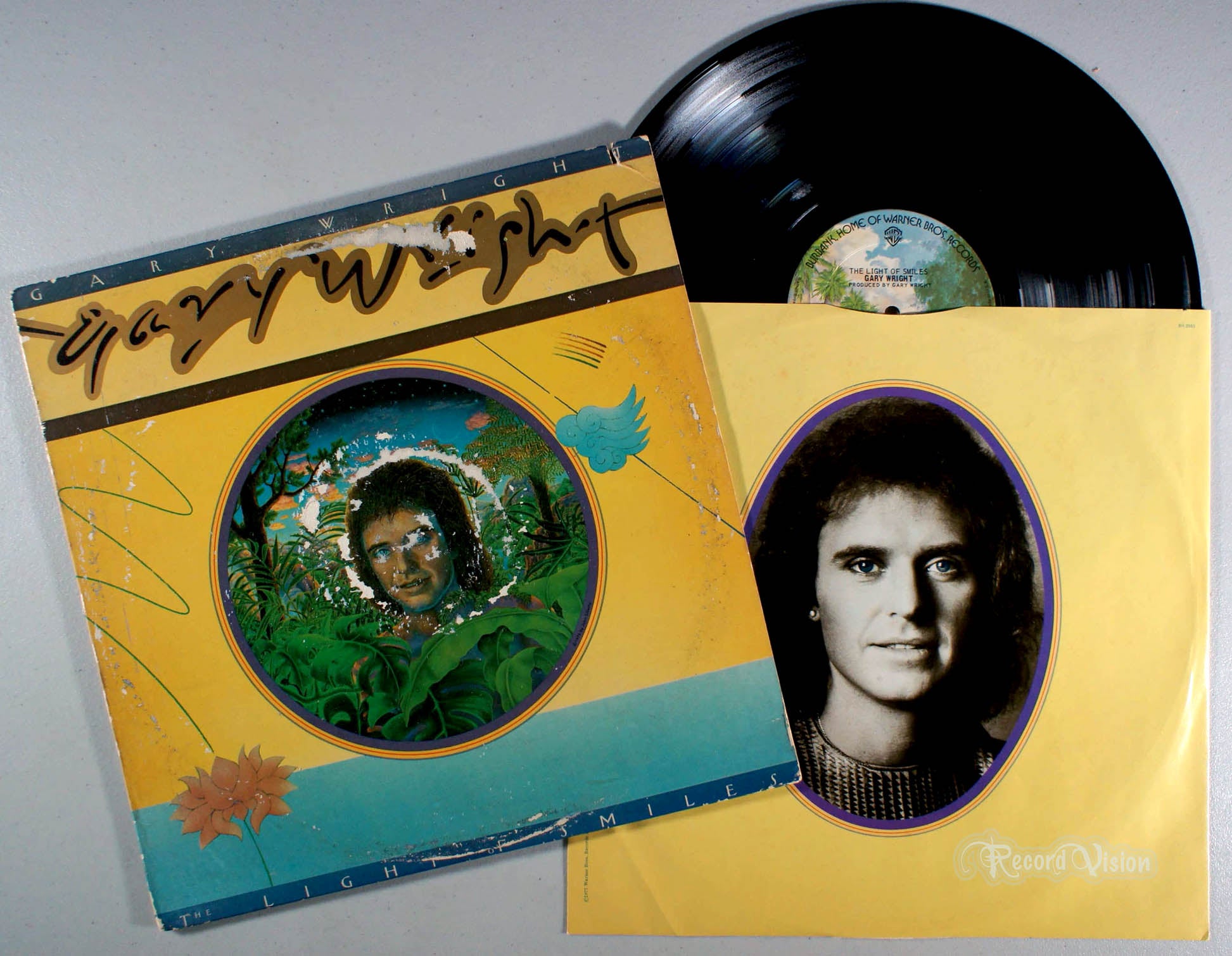 Gary Wright - The Light of Smiles (front cover) Vinyl