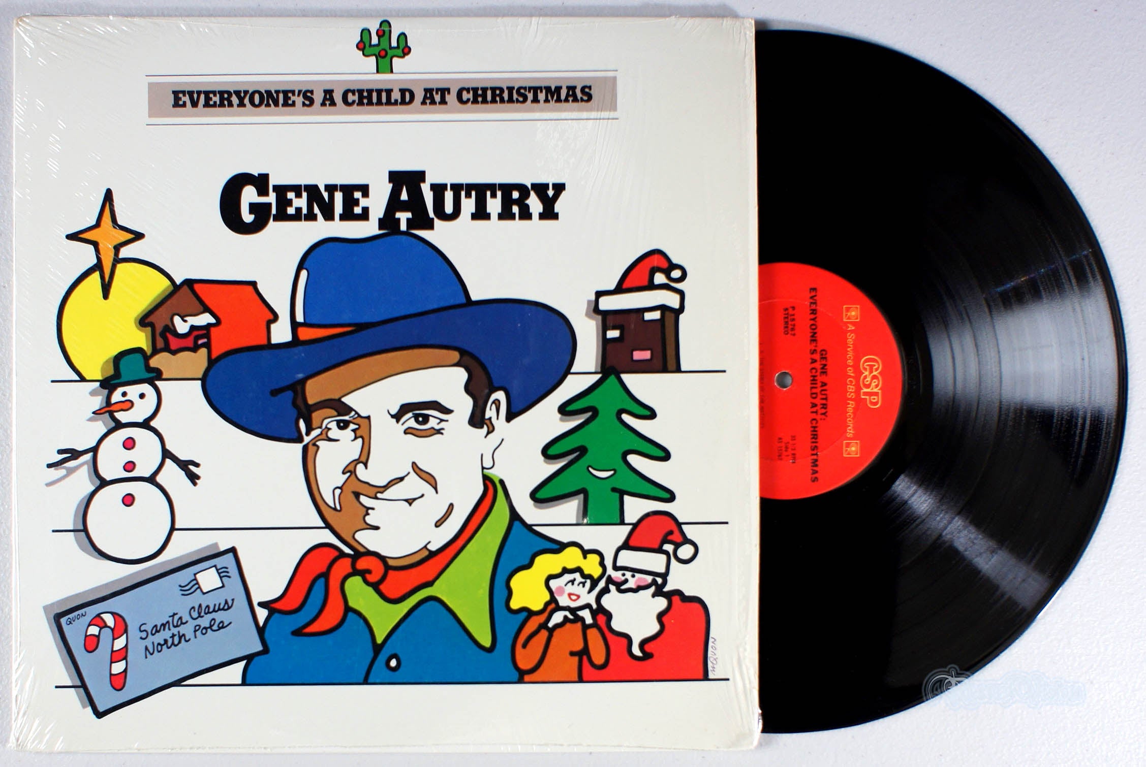 Gene Autry - Everyone's a Child at Christmas (front cover) Vinyl