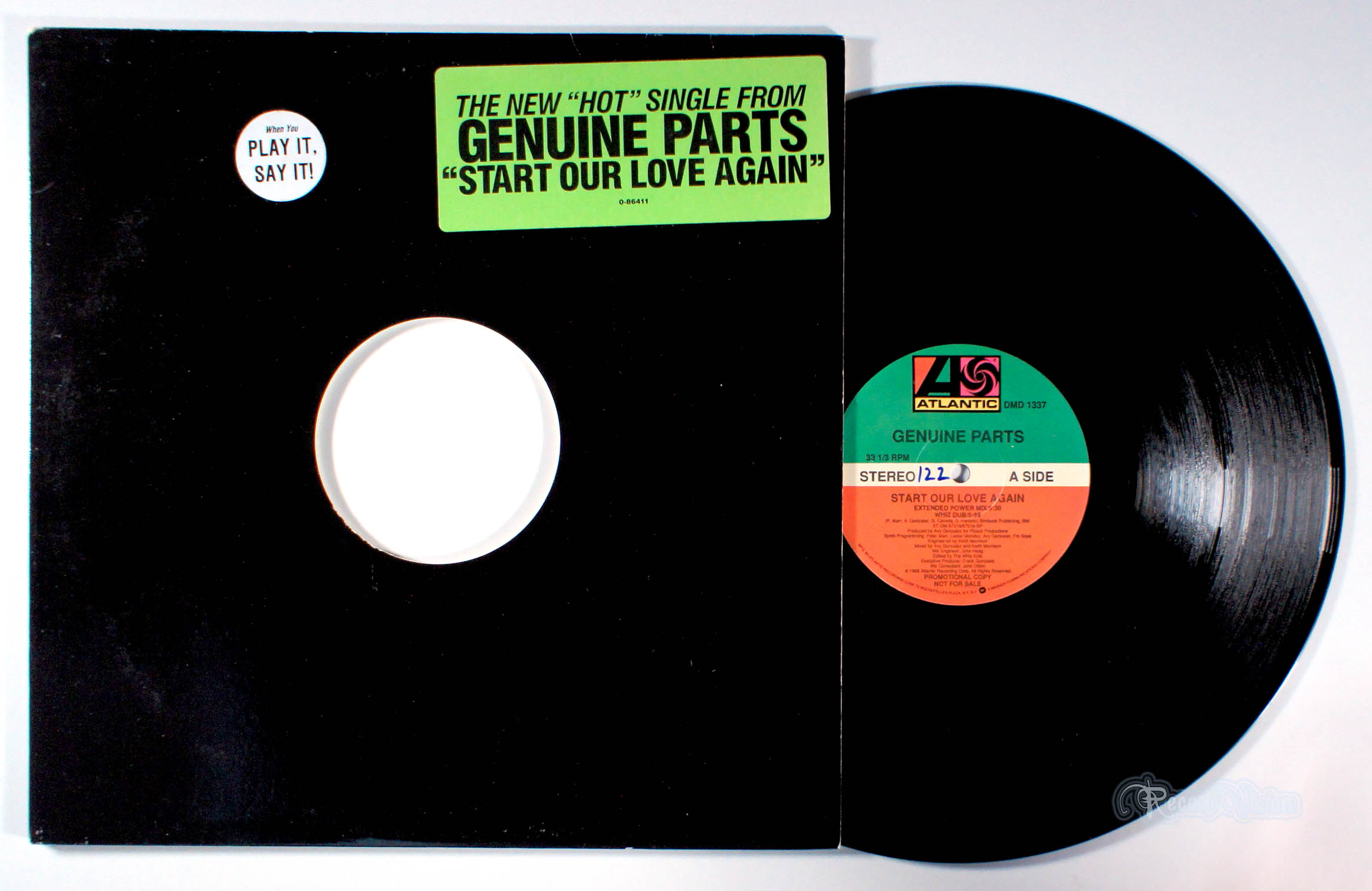 Genuine Parts - Start Our Love Again (12" Single) (front cover) Vinyl