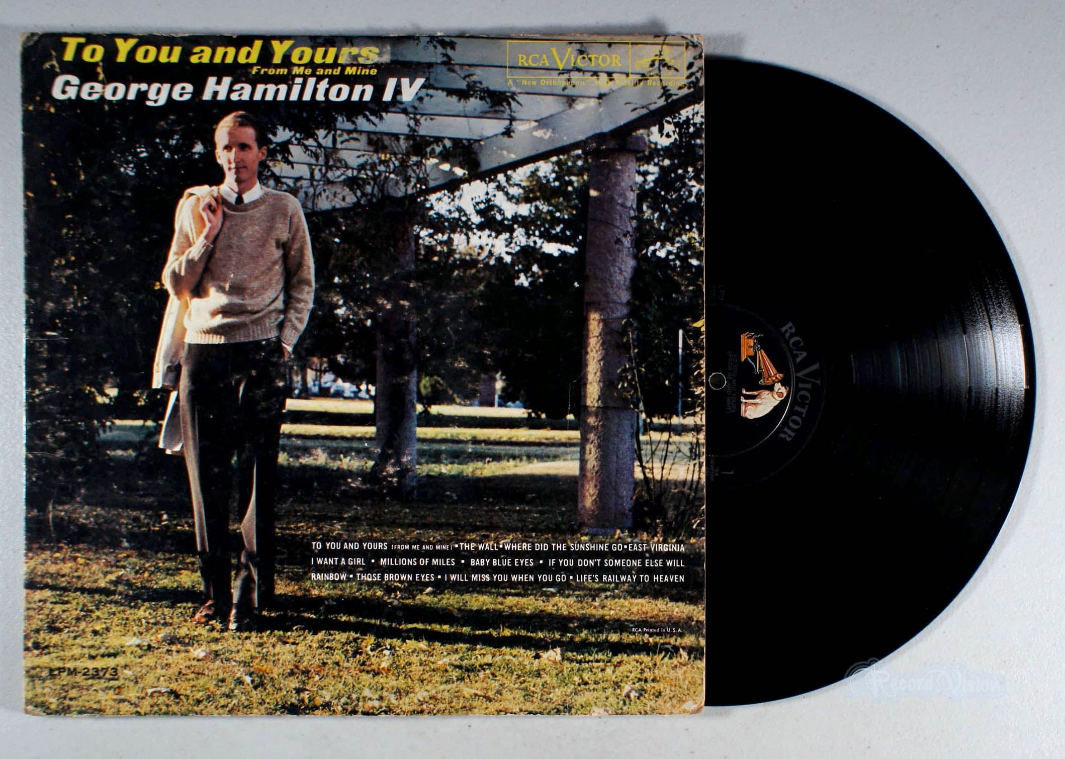 George Hamilton IV - To You and Yours (front cover) Vinyl