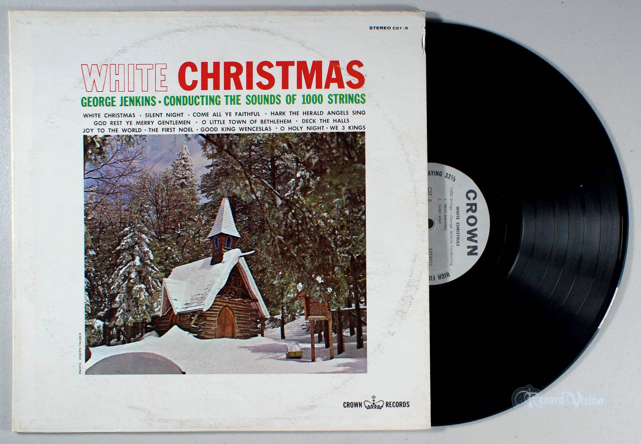 George Jenkins - White Christmas (front cover) Vinyl