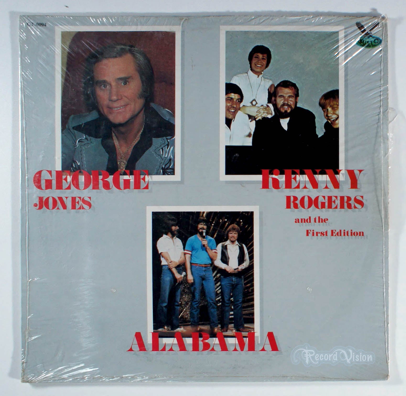 George Jones, Kenny Rogers, Alabama (front cover) Vinyl
