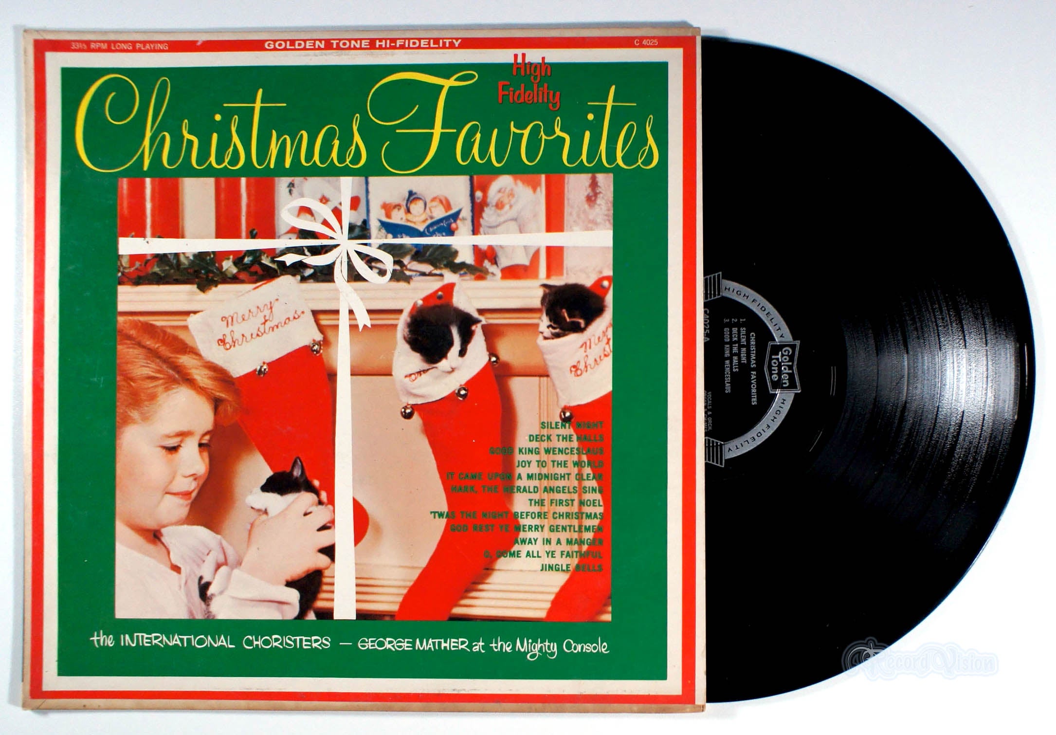 George Mather - Christmas Favorites (front cover) Vinyl