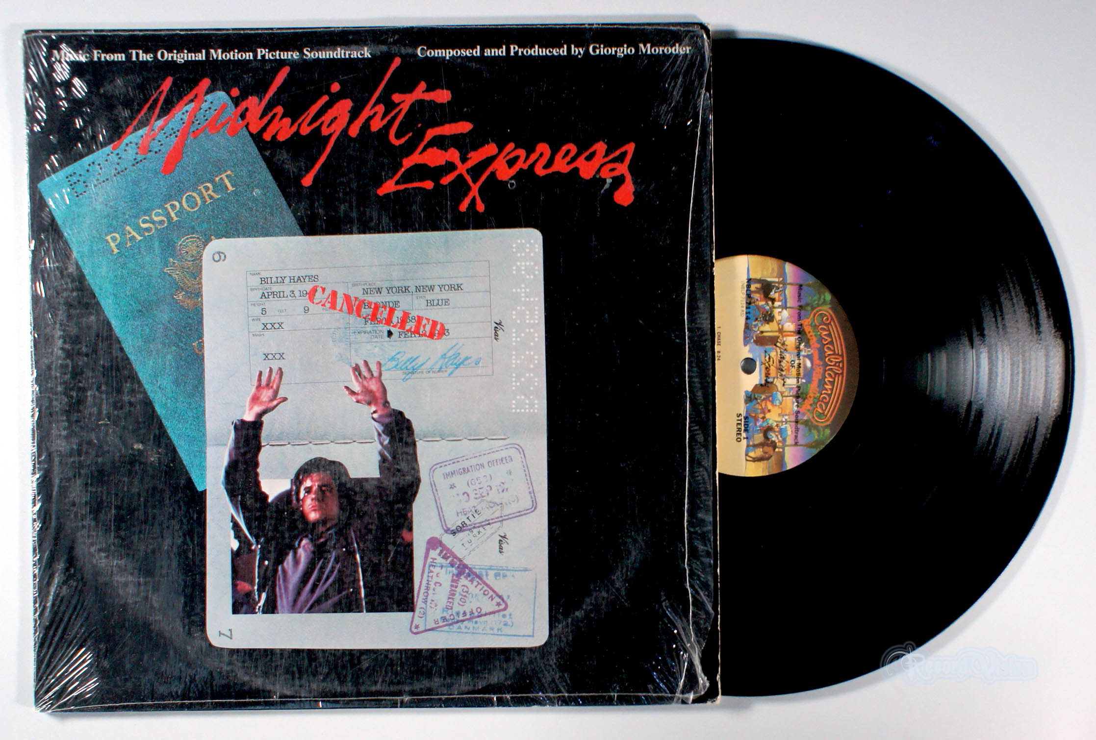Giorgio Moroder - Midnight Express (Original Motion Picture Soundtrack) (front cover) Vinyl