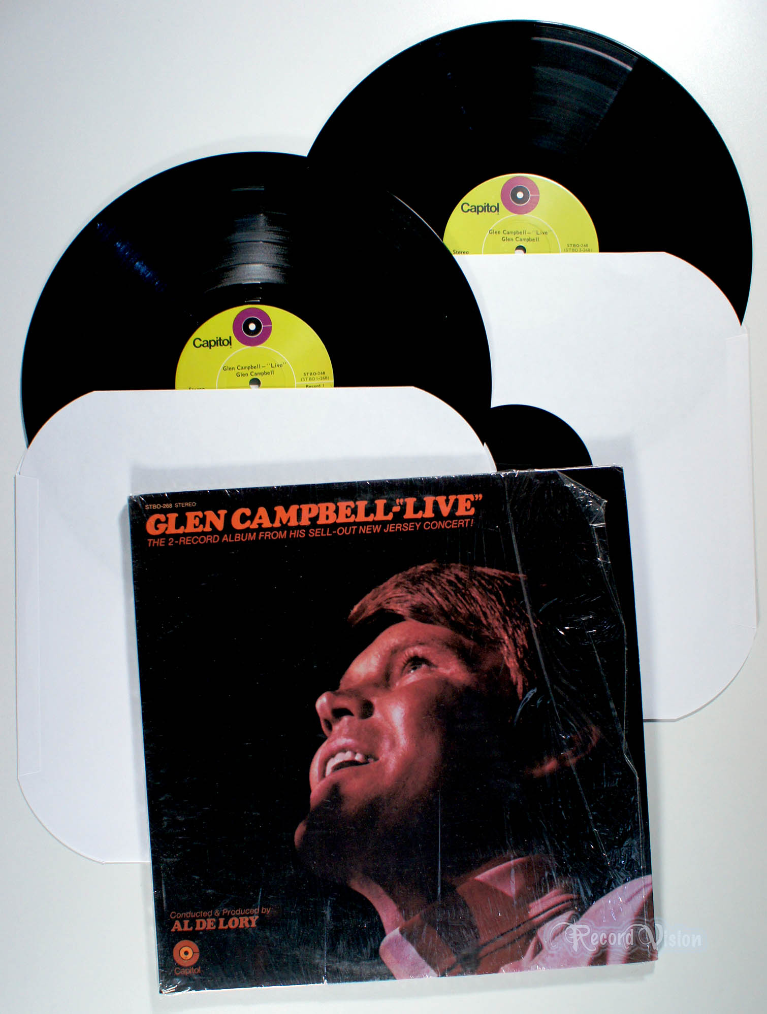 Glen Campbell - Glen Campbell “Live” (front cover) Vinyl