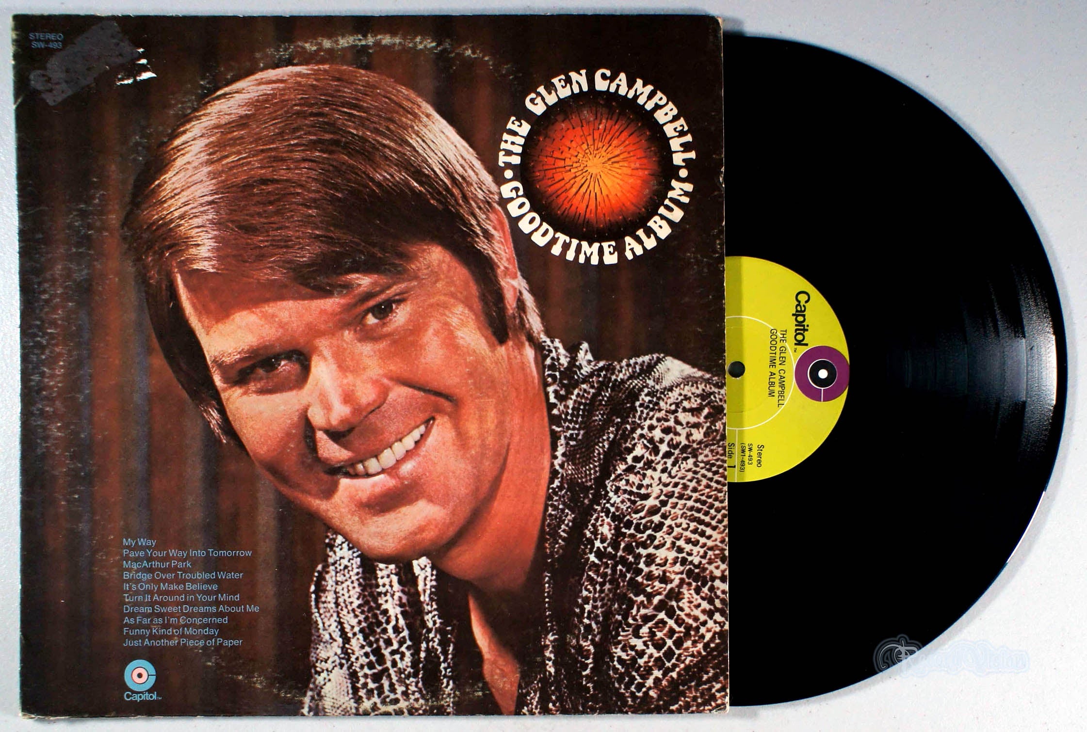 Glen Campbell - Goodtime Album (front cover) Vinyl