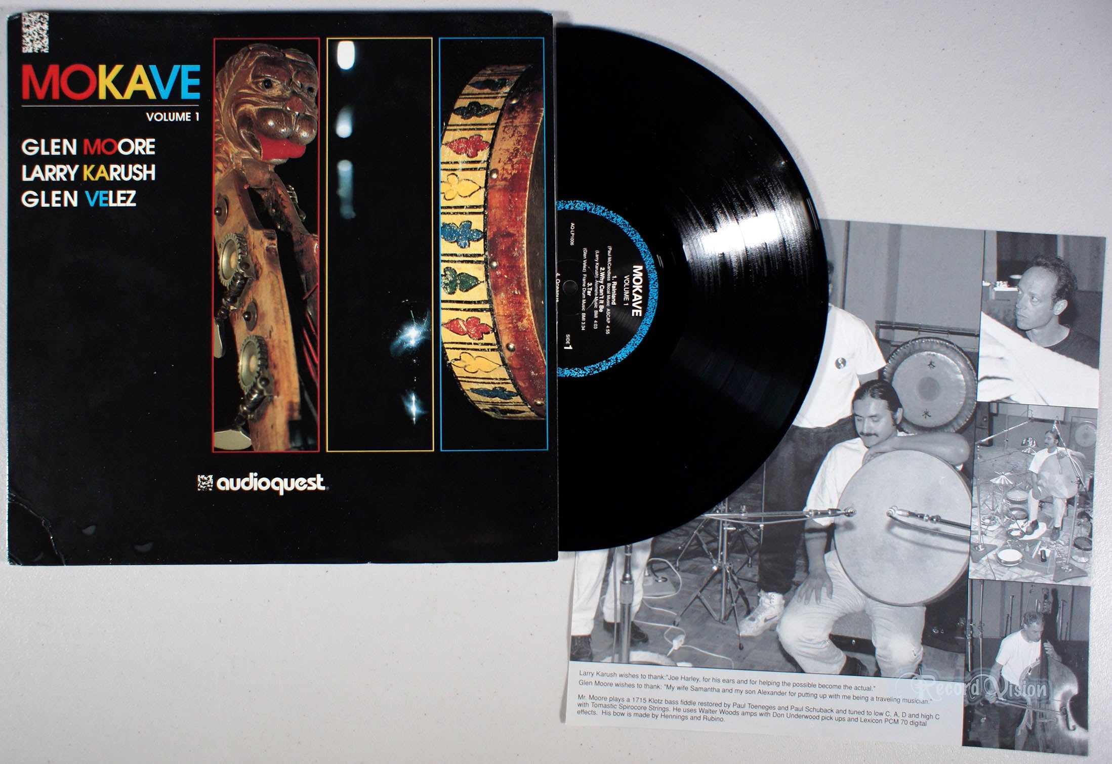 Glen Moore - Mokave Volume One (front cover) Vinyl