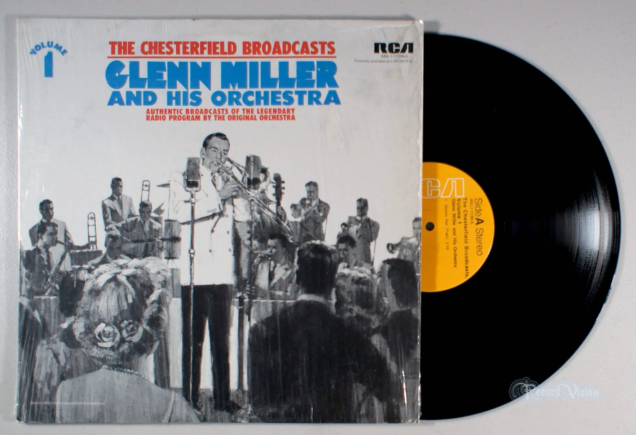 Glenn Miller - The Chesterfield Broadcasts Volume One (front cover) Vinyl