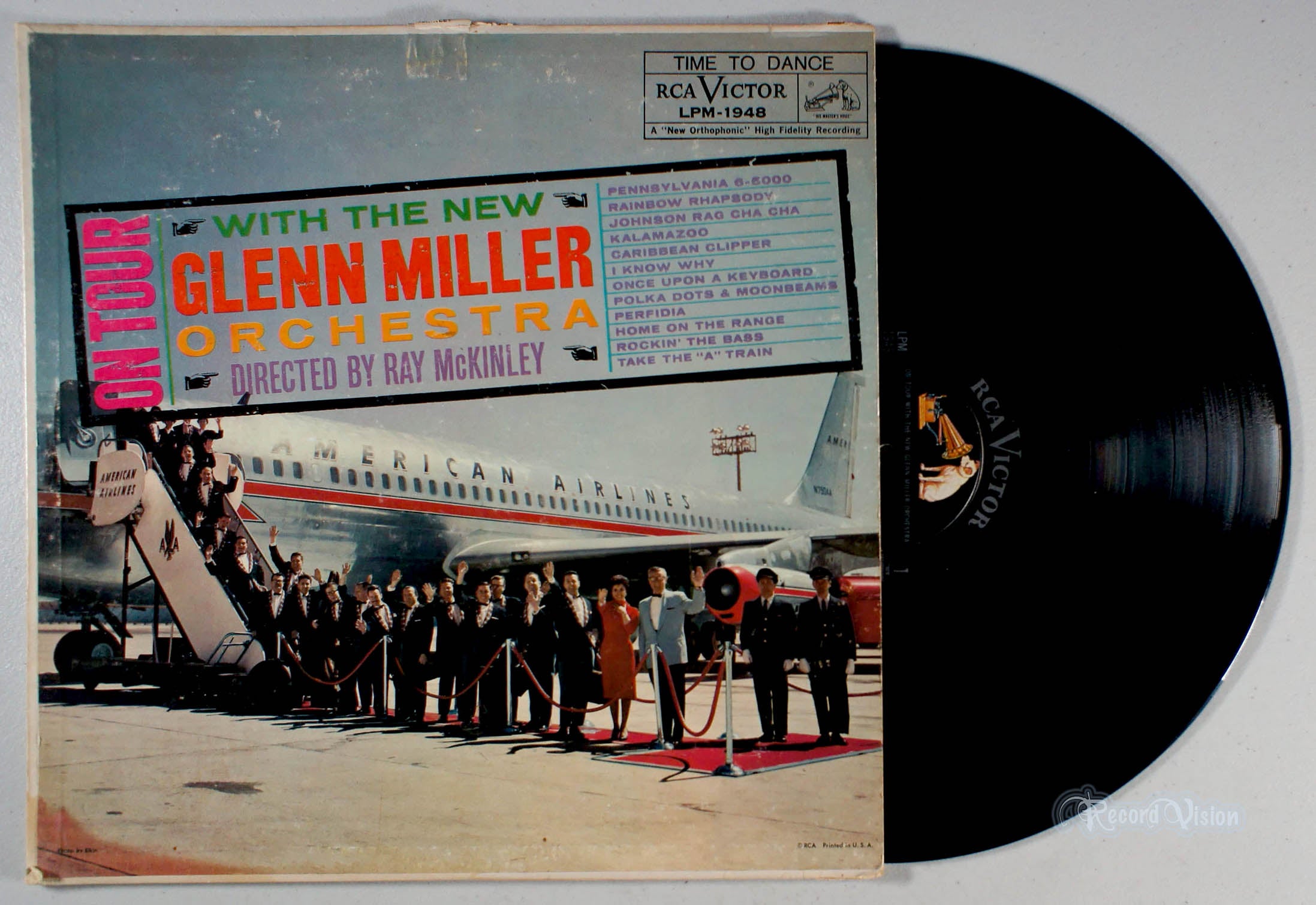 Glenn Miller Orchestra - On Tour With (front cover) Vinyl
