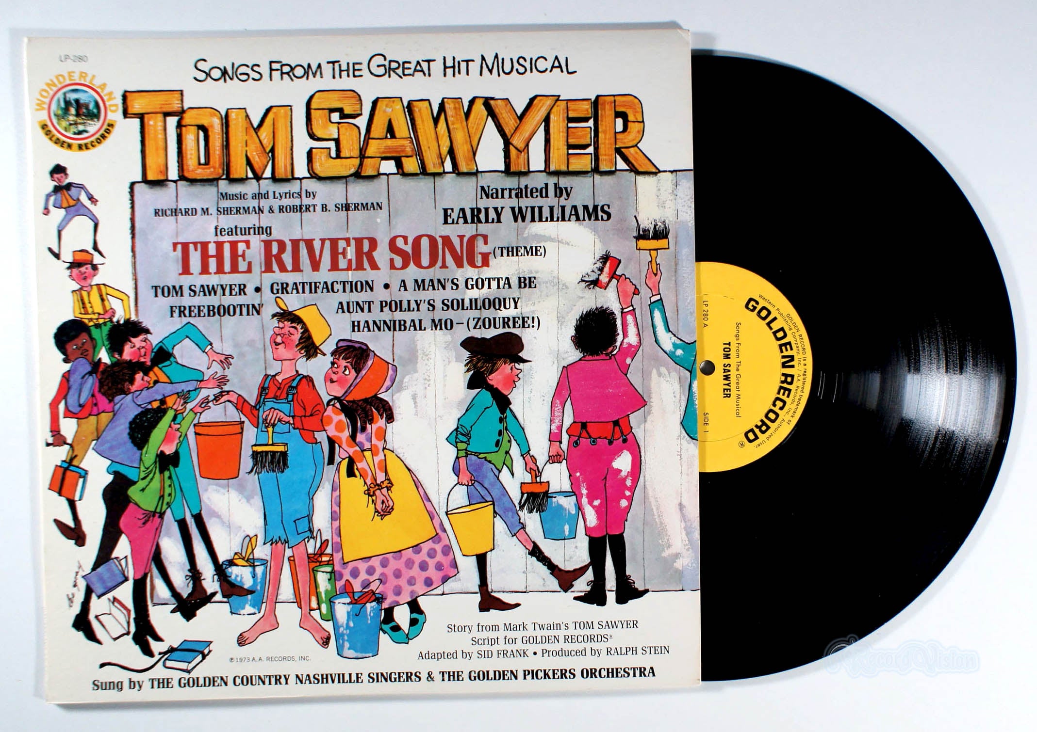 Golden Record - Songs from Tom Sawyer (front cover) Vinyl