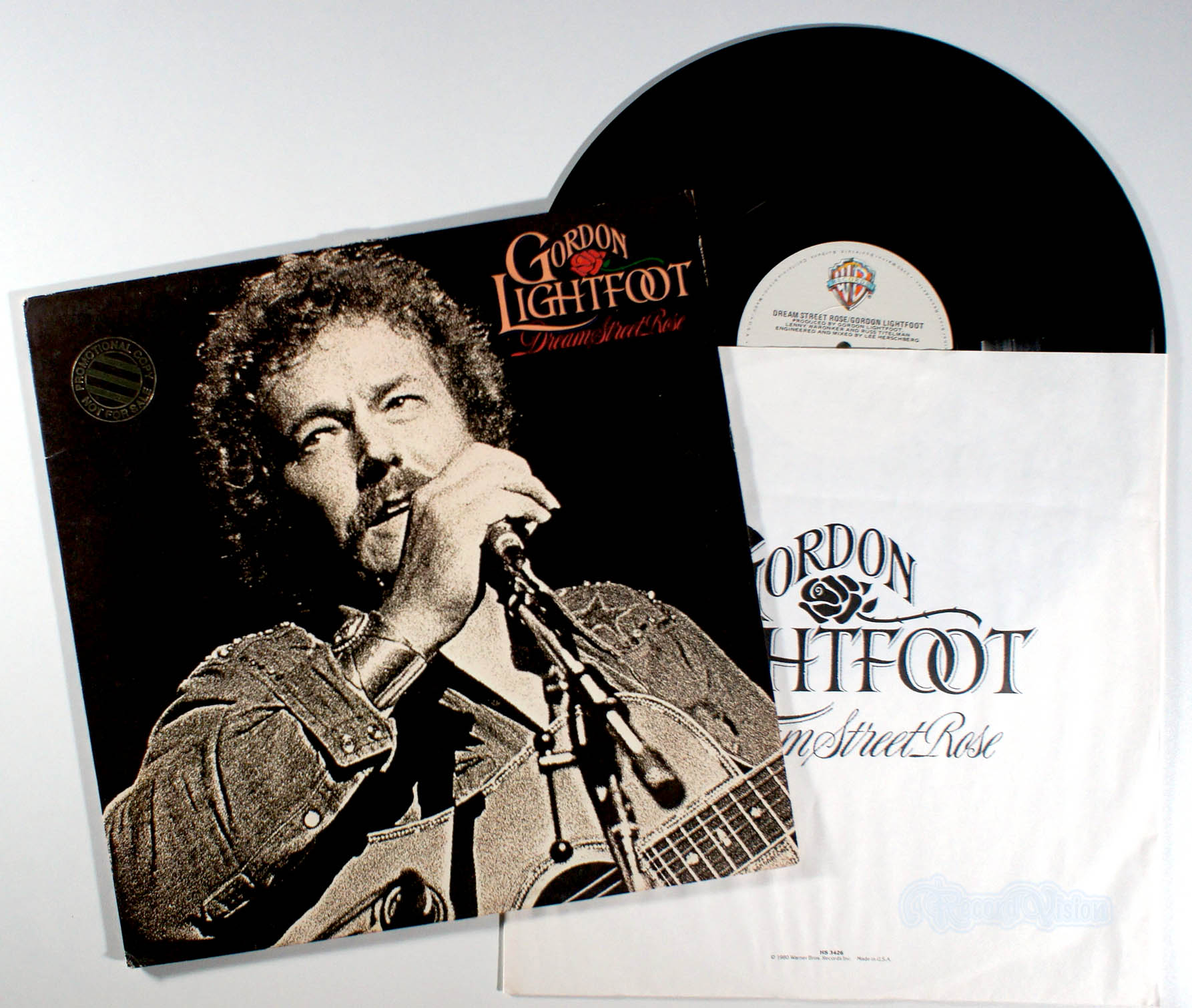Gordon Lightfoot - Dream Street Rose (front cover) Vinyl