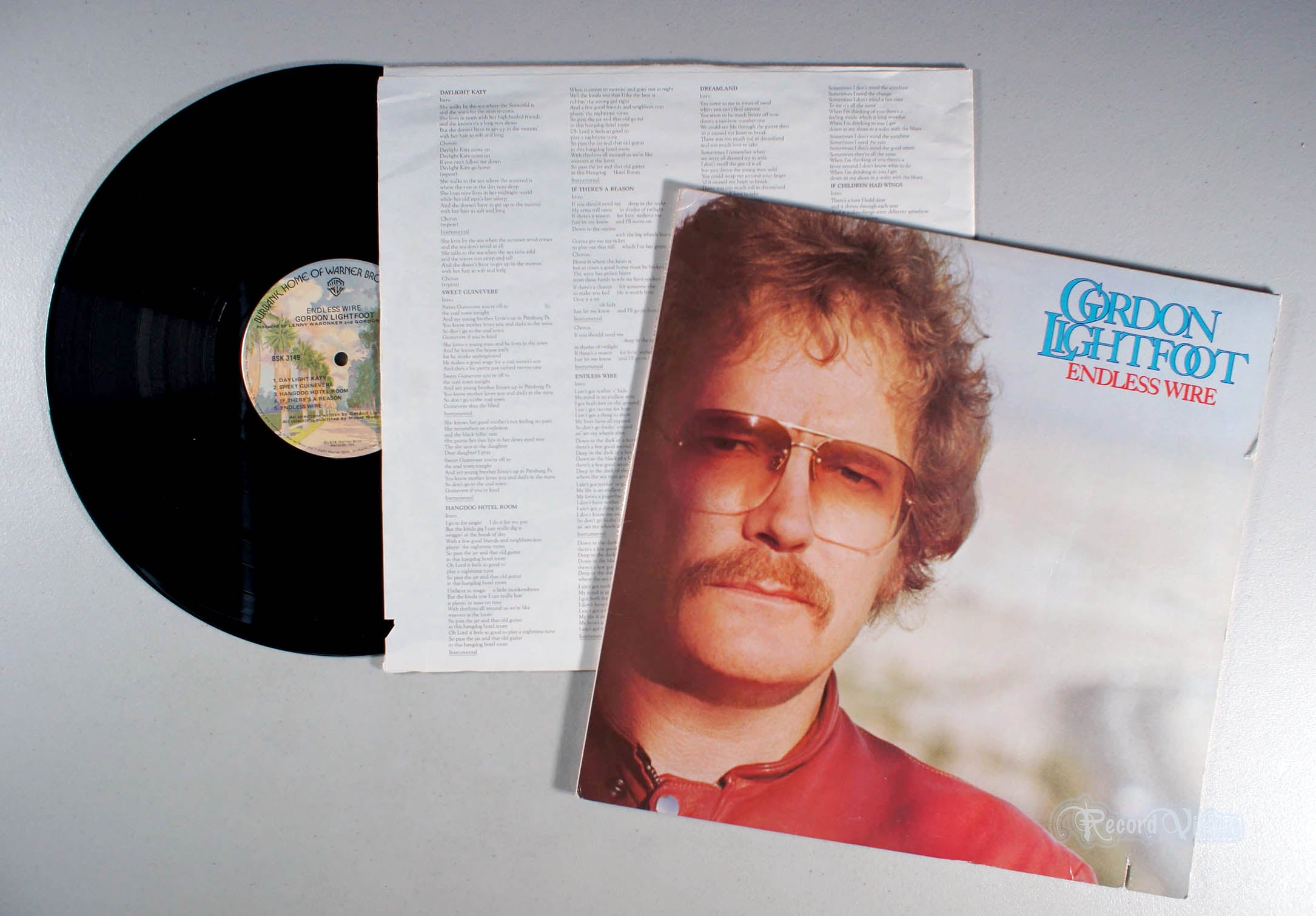 Gordon Lightfoot - Endless Wire (front cover) Vinyl