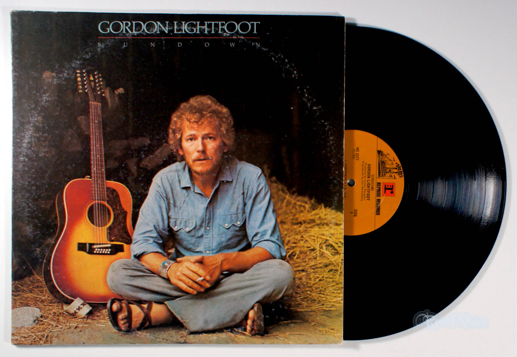 Gordon Lightfoot - Sundown (front cover) Vinyl