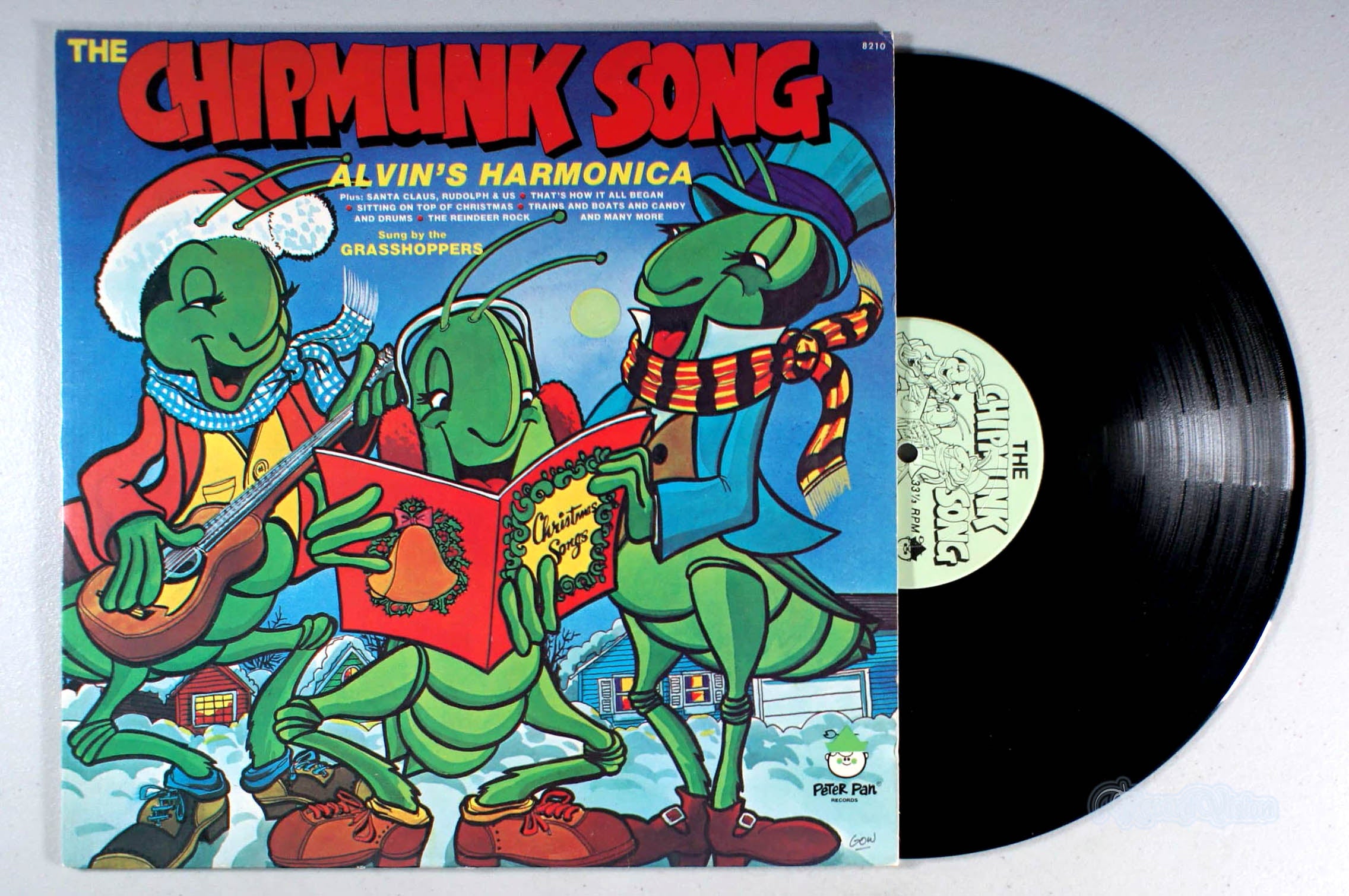 Grasshoppers - The Chipmunk Song: Alvin's Harmonica (front cover) Vinyl