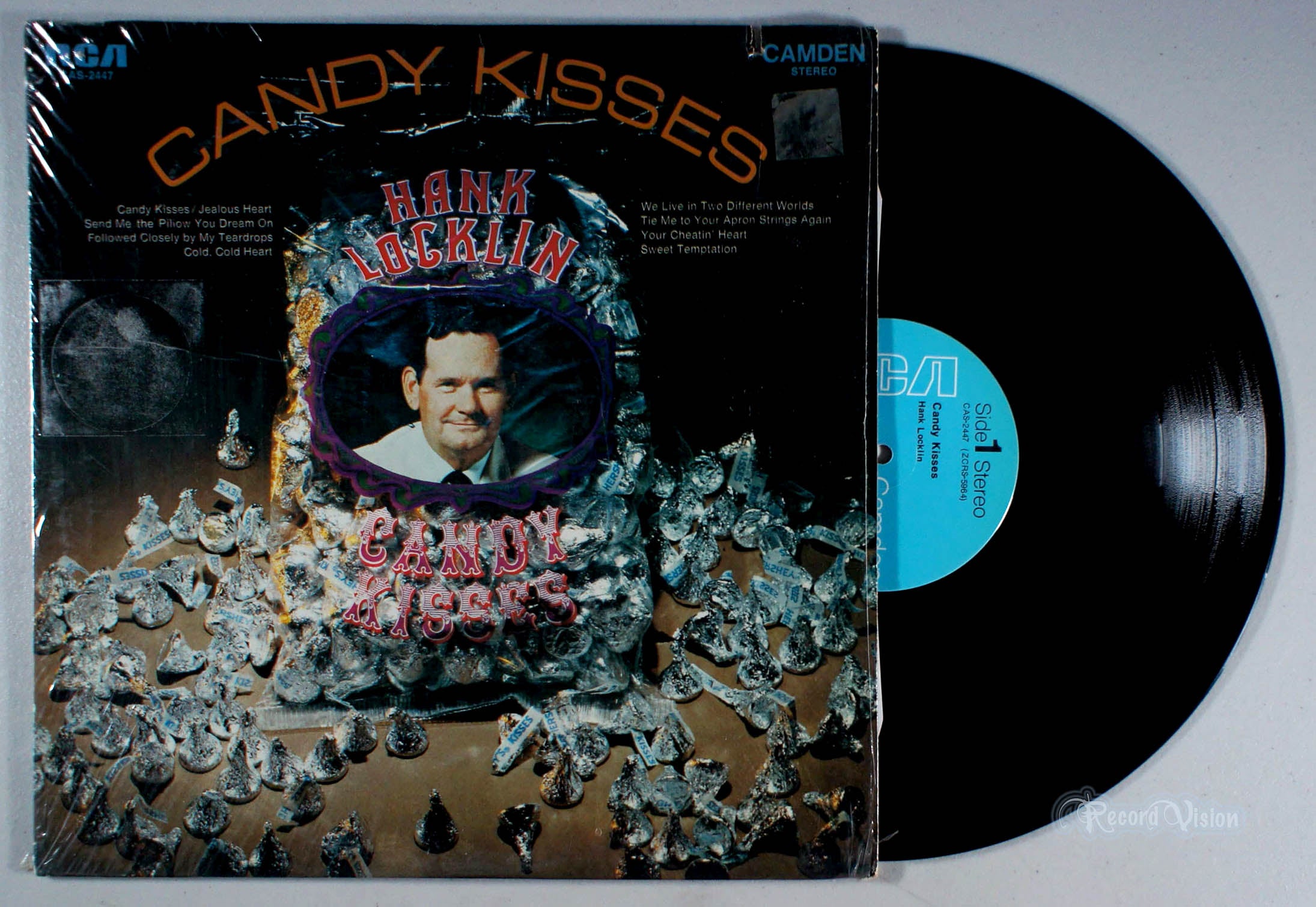 Hank Locklin - Candy Kisses (front cover) Vinyl