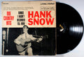 Hank Snow - Big Country Hits (front cover) Vinyl