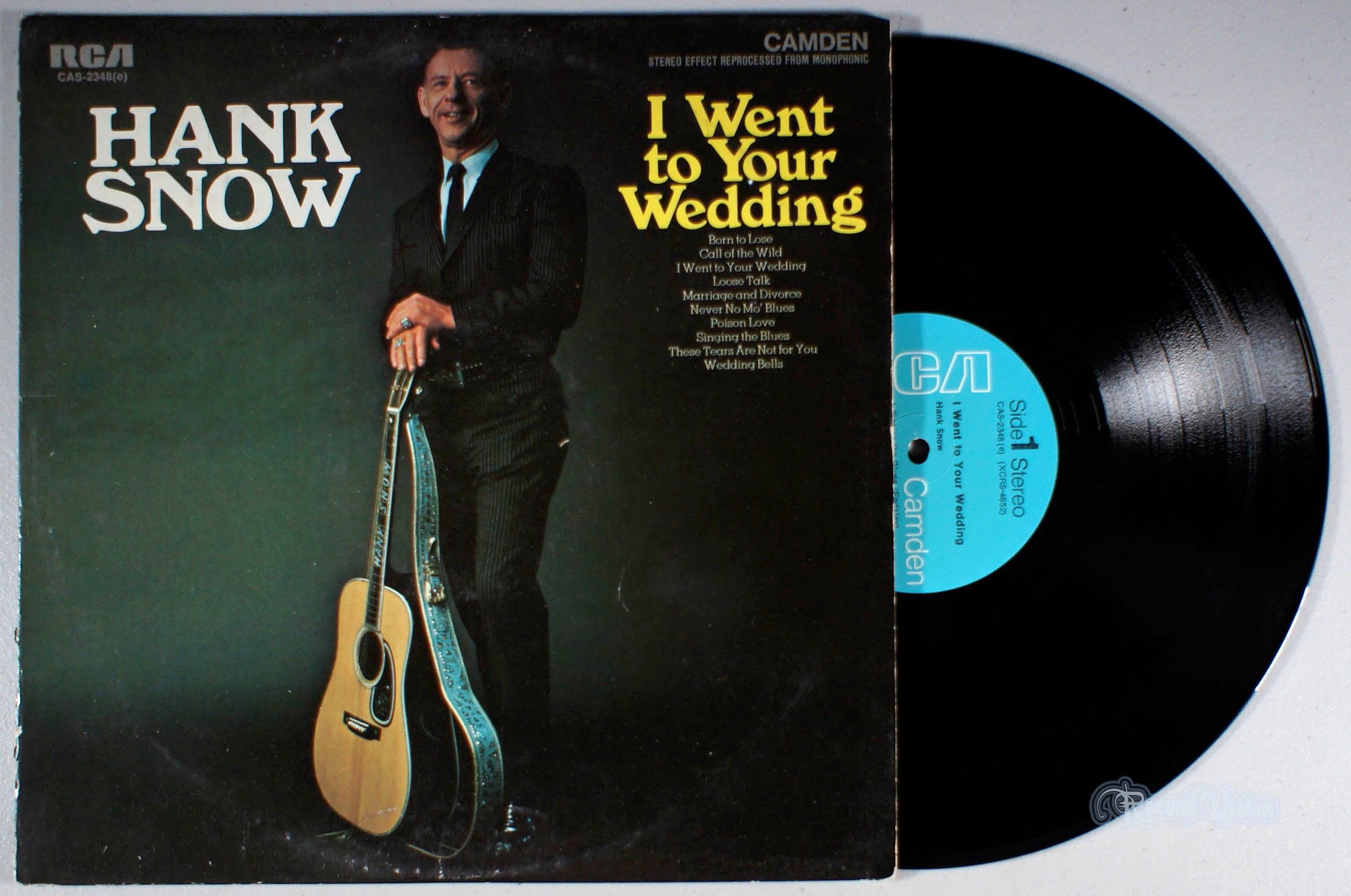 Hank Snow - I Went to Your Wedding (front cover) Vinyl