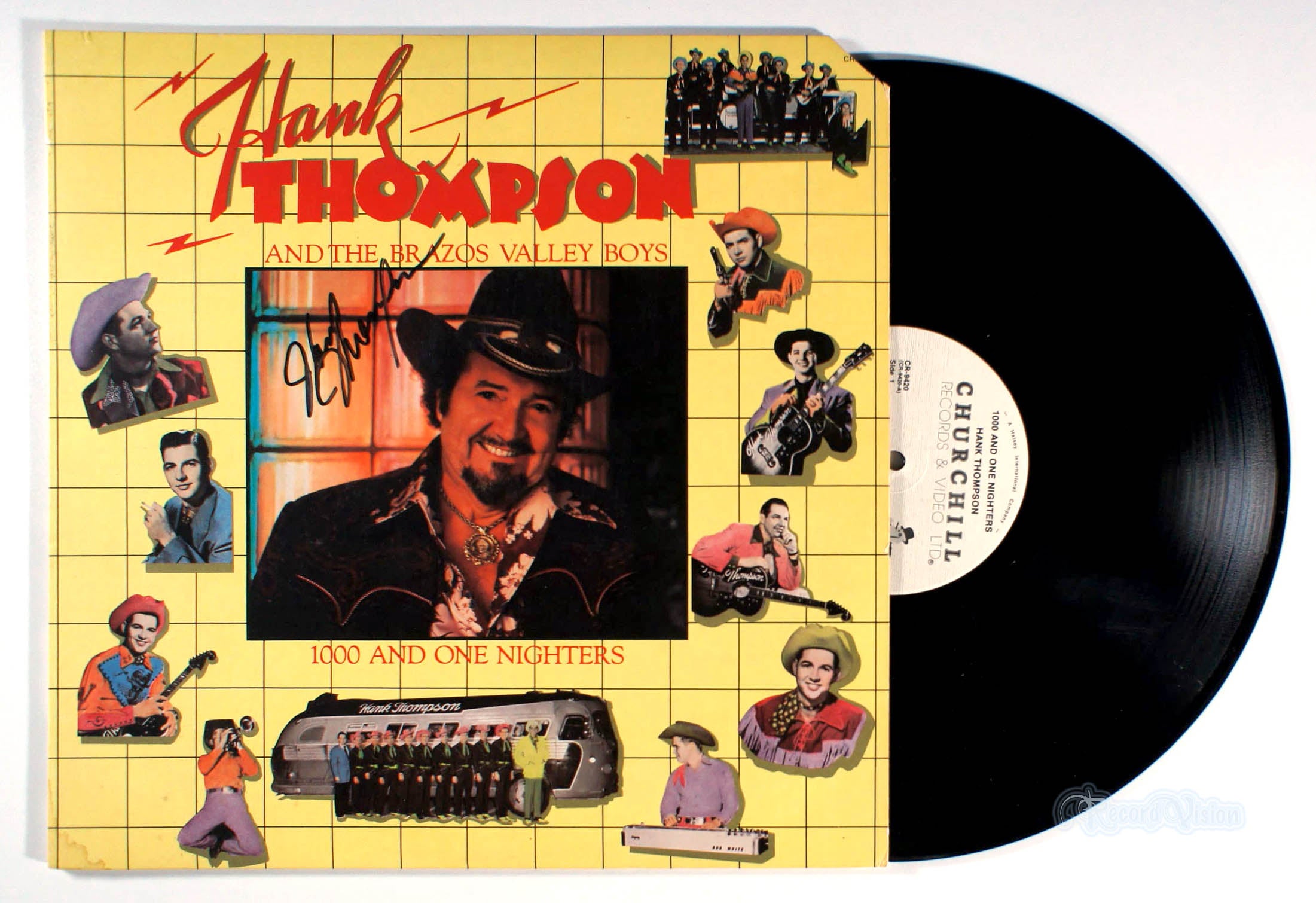 Hank Thompson - 1000 and One Nighters (front cover) Vinyl