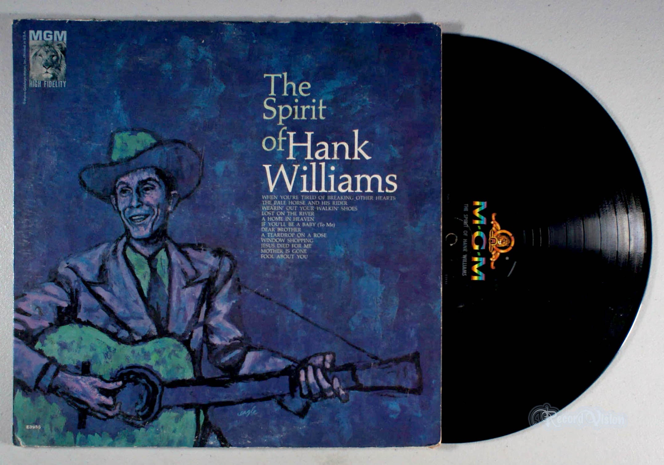 Hank Williams - The Spirit of (front cover) Vinyl
