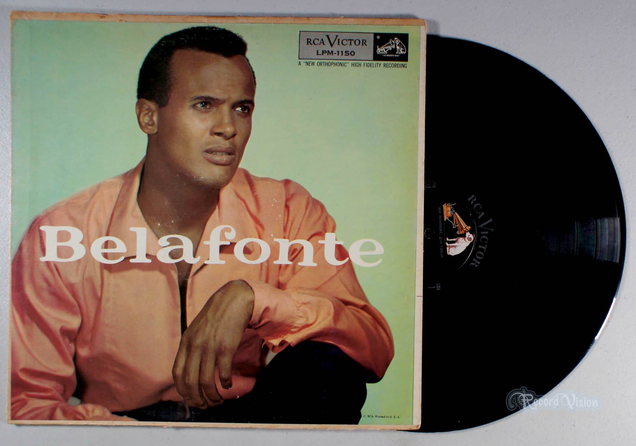 Harry Belafonte - Belafonte (front cover) Vinyl