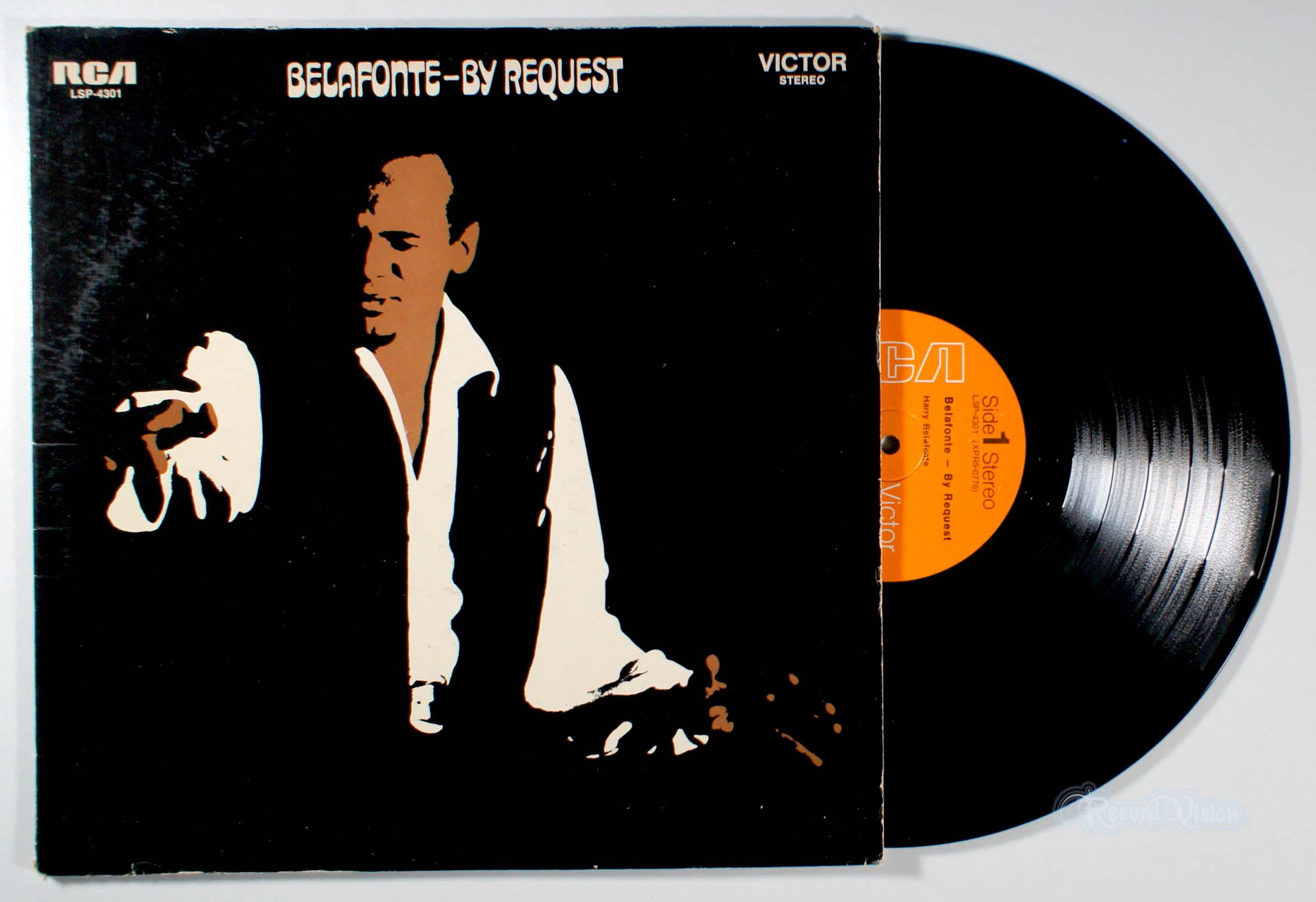 Harry Belafonte - By Request (front cover) Vinyl