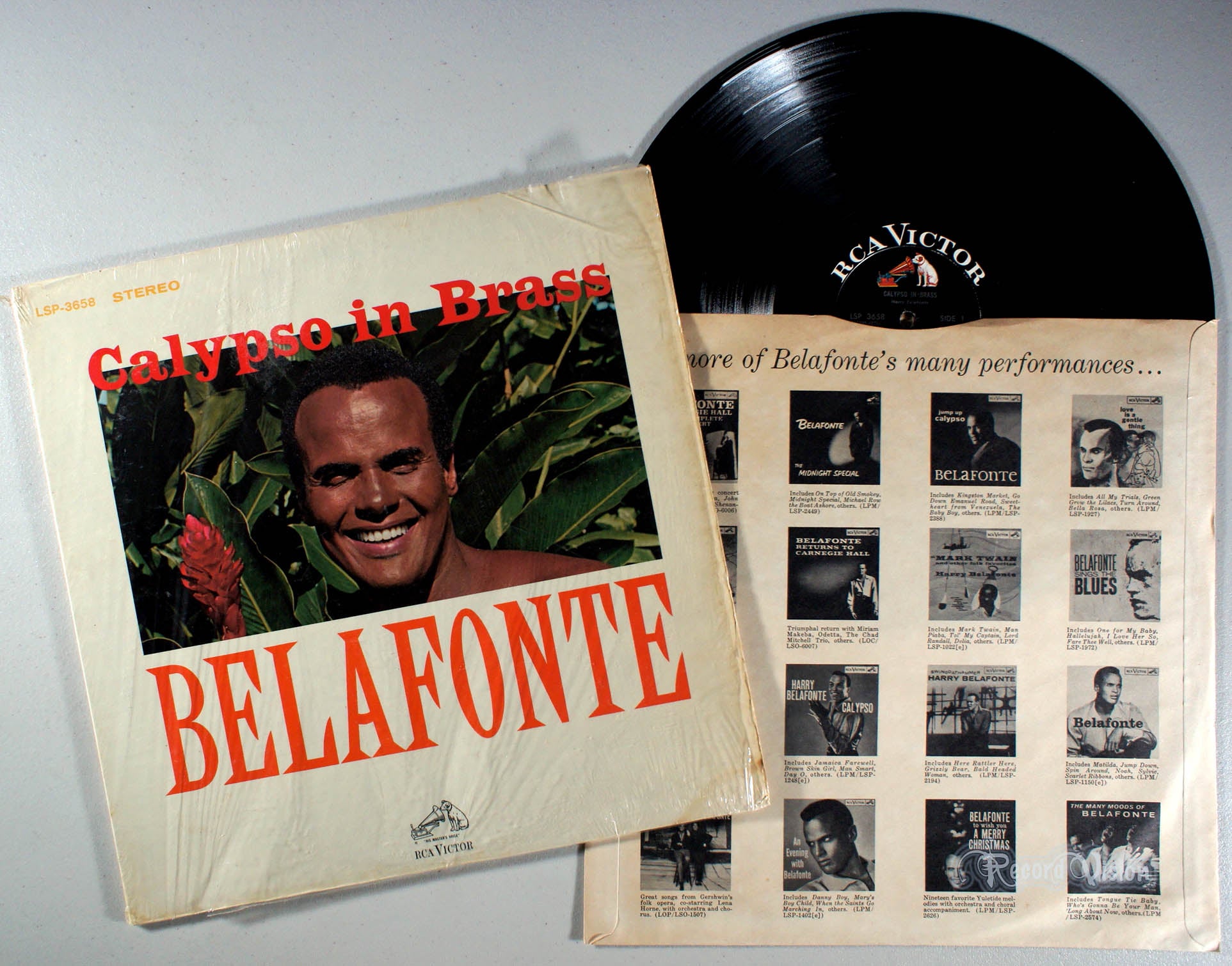 Harry Belafonte - Calypso in Brass (front cover) Vinyl