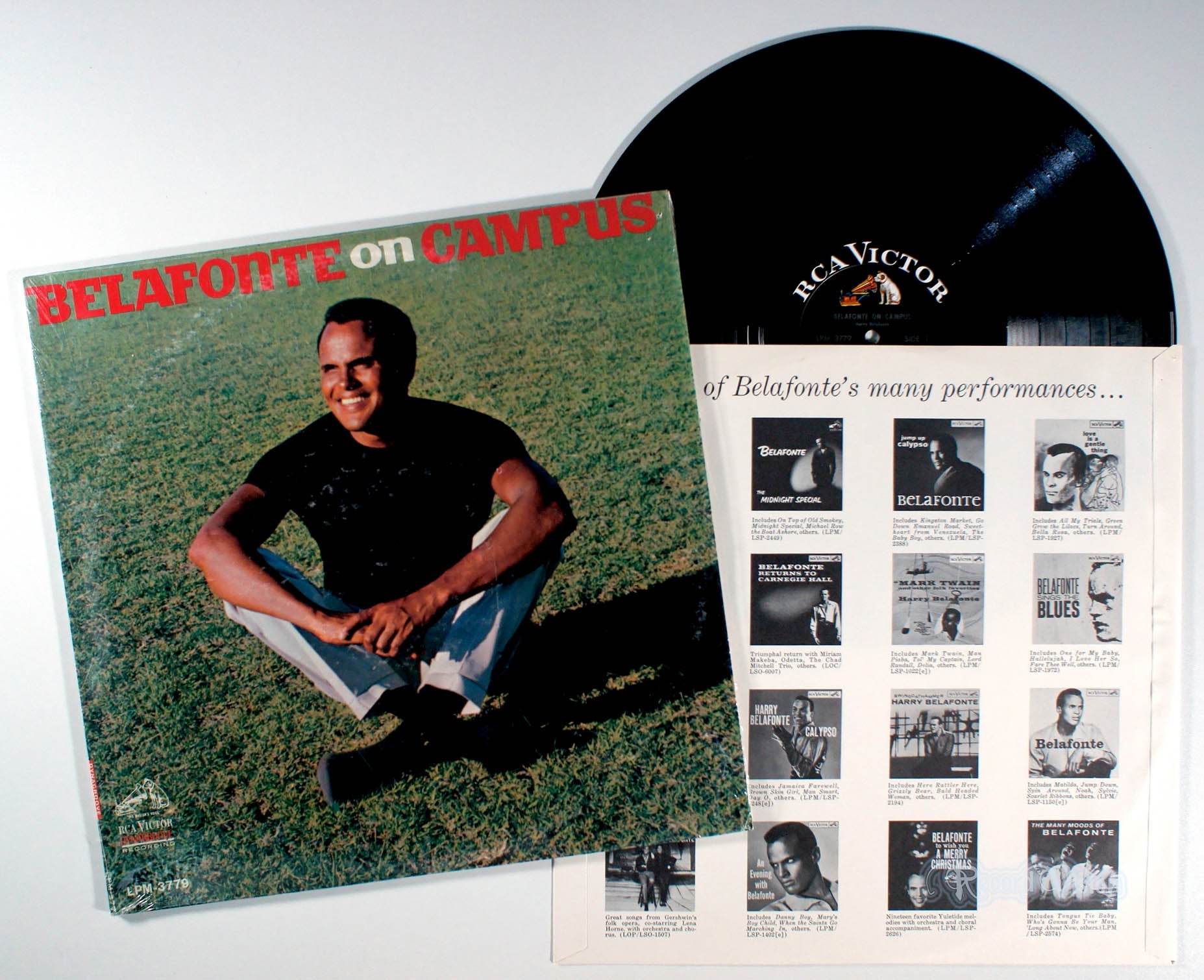Harry Belafonte - On Campus (front cover) Vinyl