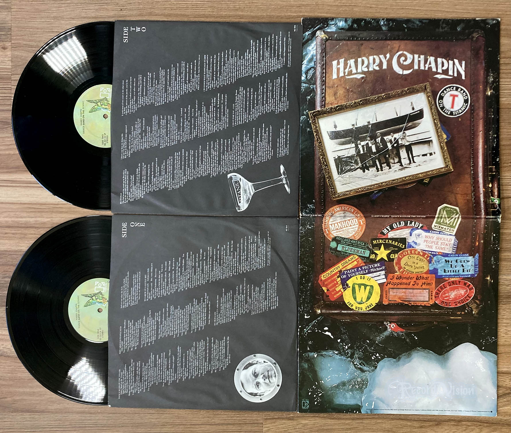 Harry Chapin - Dance Band on the Titanic (front cover) Vinyl