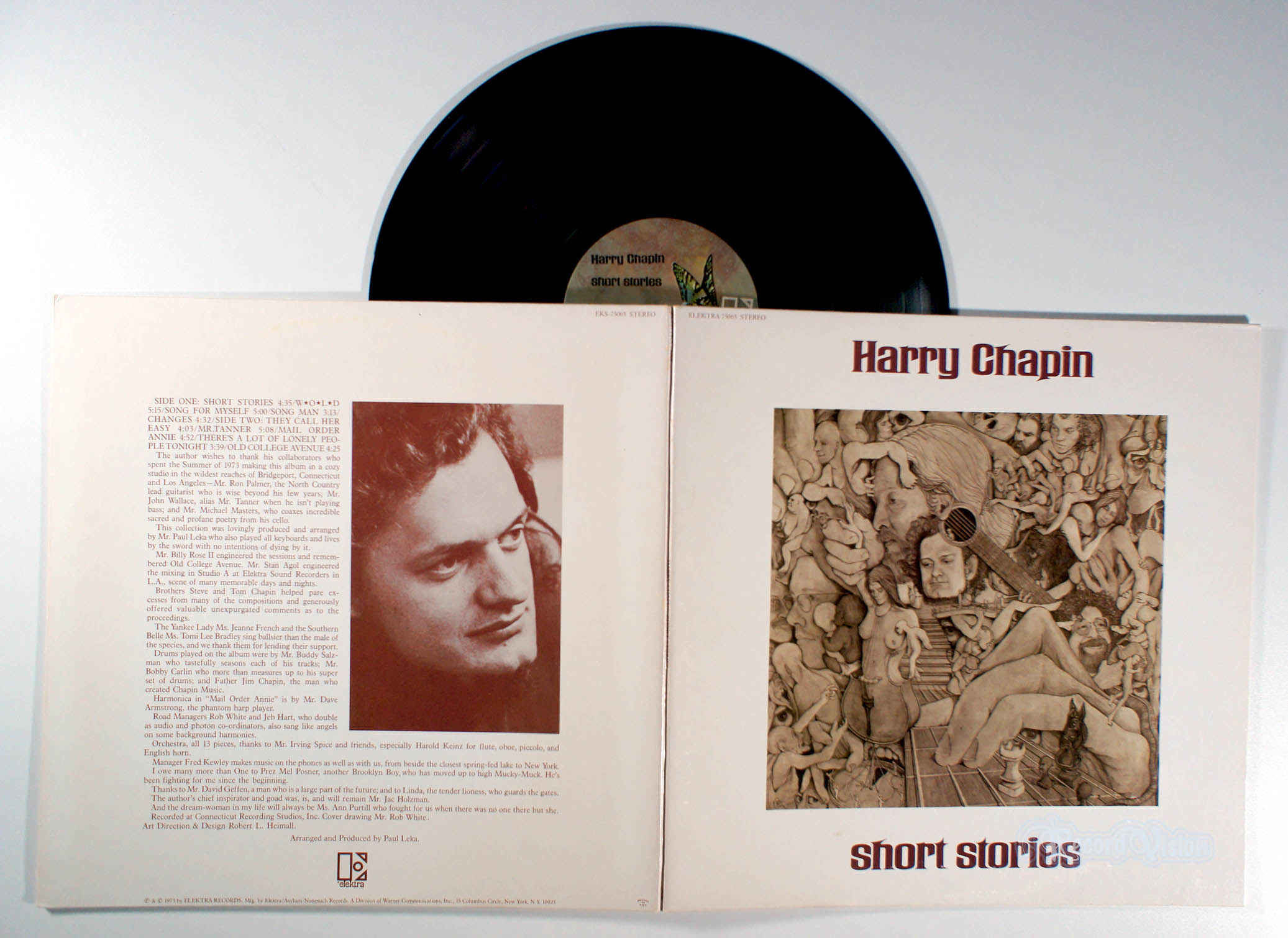 Harry Chapin - Short Stories (front cover) Vinyl