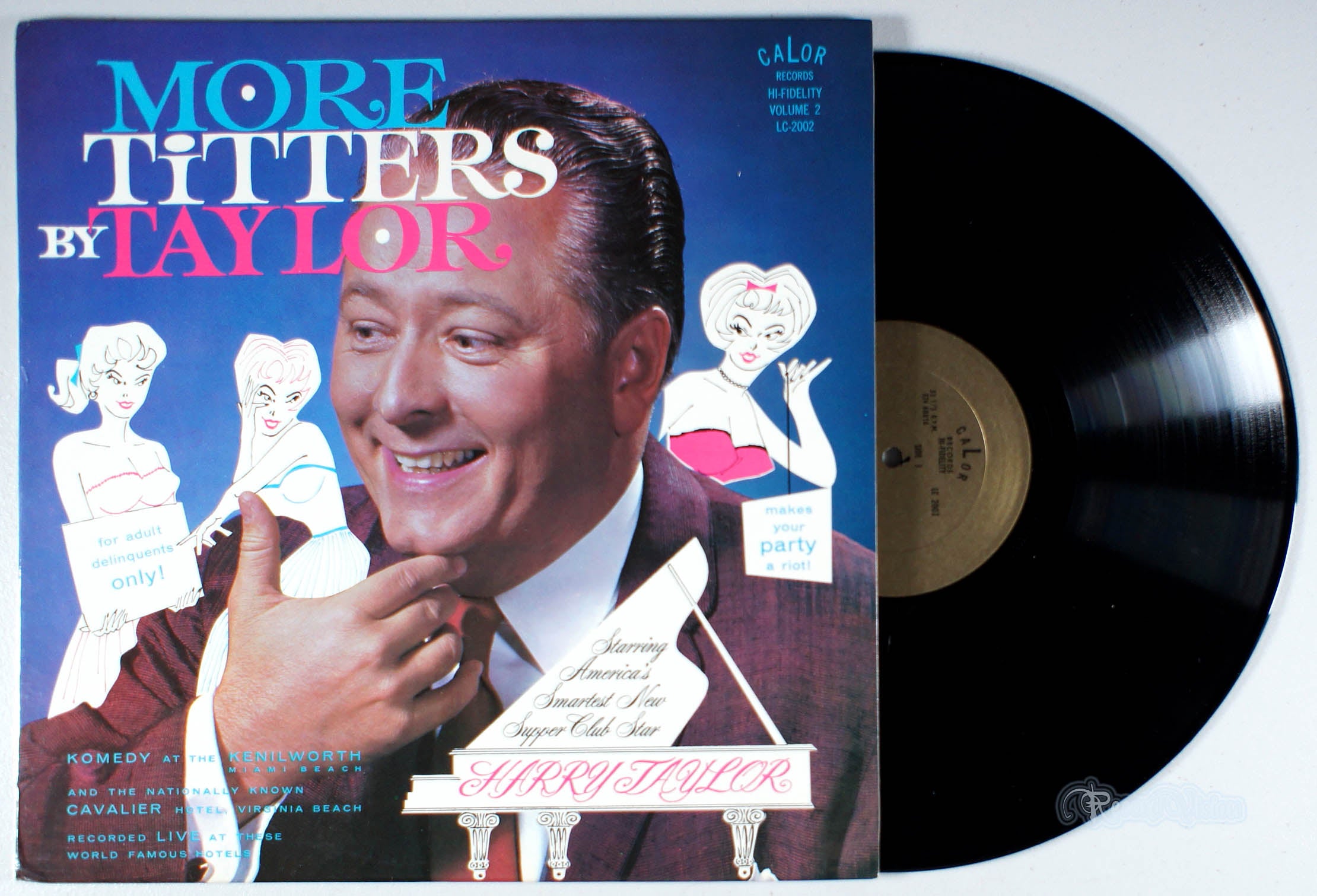 Harry Taylor - More Titters Vol. 2 (front cover) Vinyl